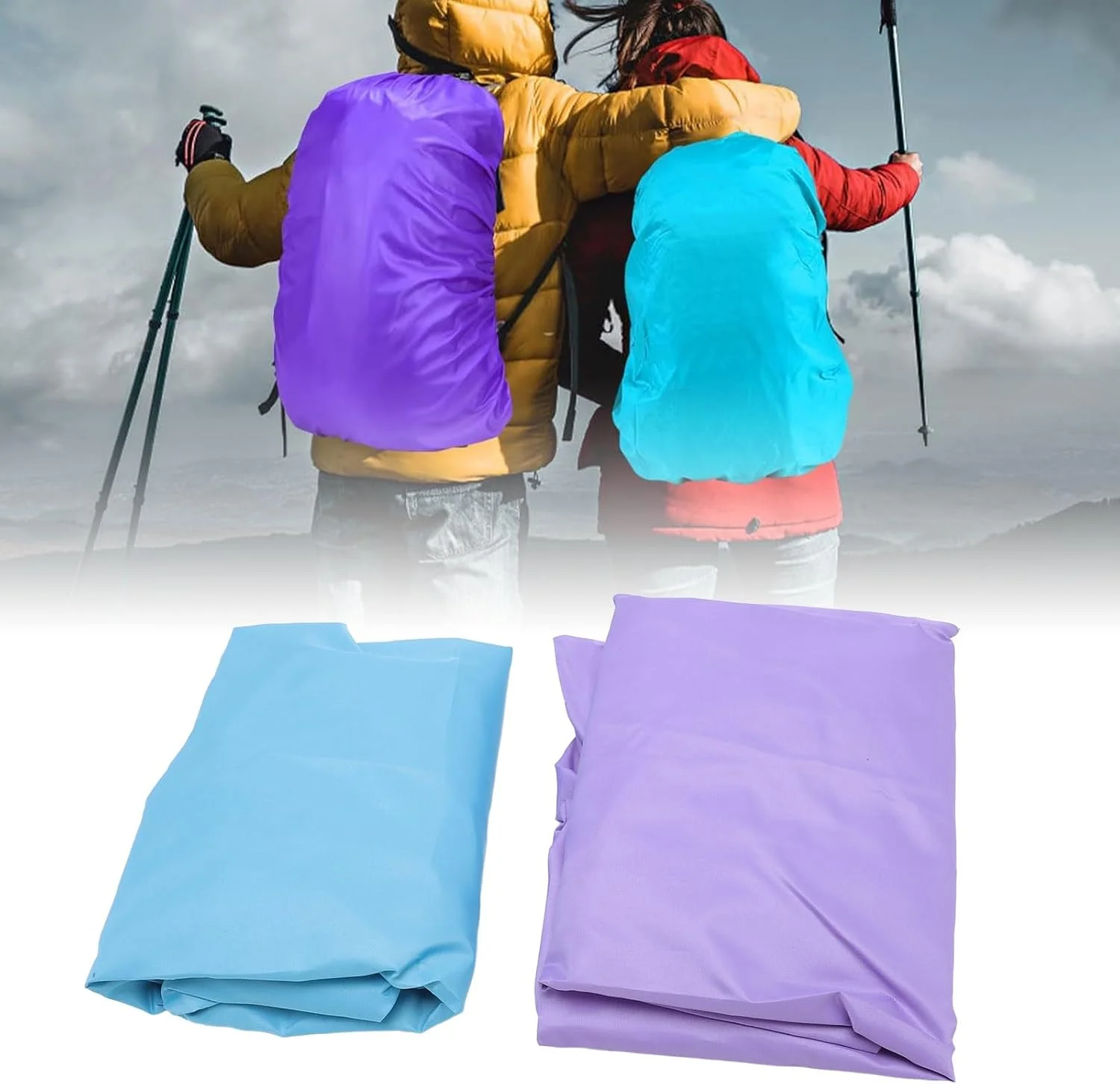 2 عدد روکش باران کوله پشتی مسافرتی، روکش ضد آب کوله پشتی 35 لیتری، روکش باران کیف پیاده روی با کیف های نگهداری زیپ دار برای پیاده روی، کمپینگ، مسافرت 2 عدد روکش باران کوله پشتی مسافرتی، روکش ضد آب کوله پشتی 35 لیتری، روکش باران کیف پیاده روی با کیف های نگهداری زیپ دار برای پیاده روی، کمپینگ، مسافرت