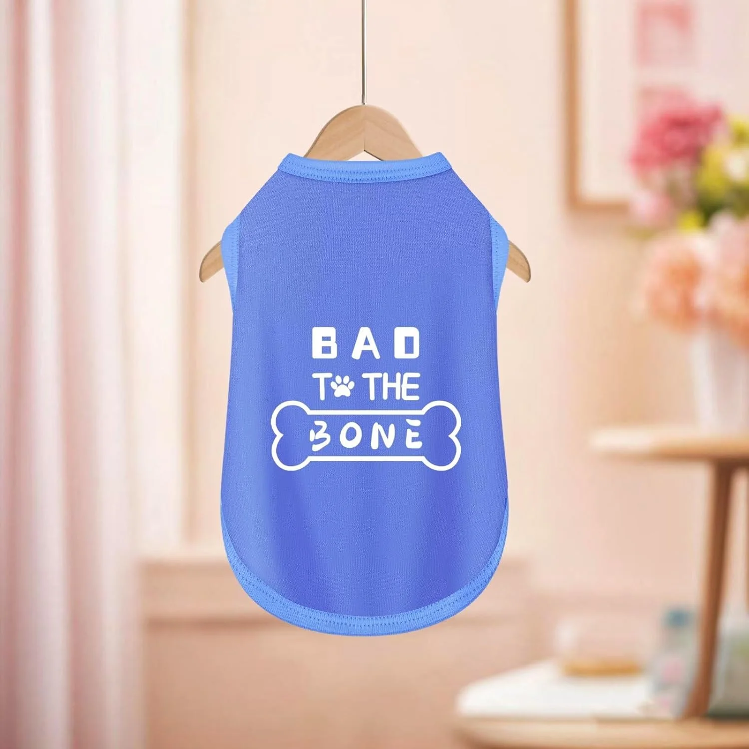 تیشرت طرحدار سگ: لباسهای شیک حیوانات خانگی برای سگهای کوچک، متوسط و بزرگ. آبی XS تیشرت طرحدار سگ: لباسهای شیک حیوانات خانگی برای سگهای کوچک، متوسط و بزرگ. آبی XS