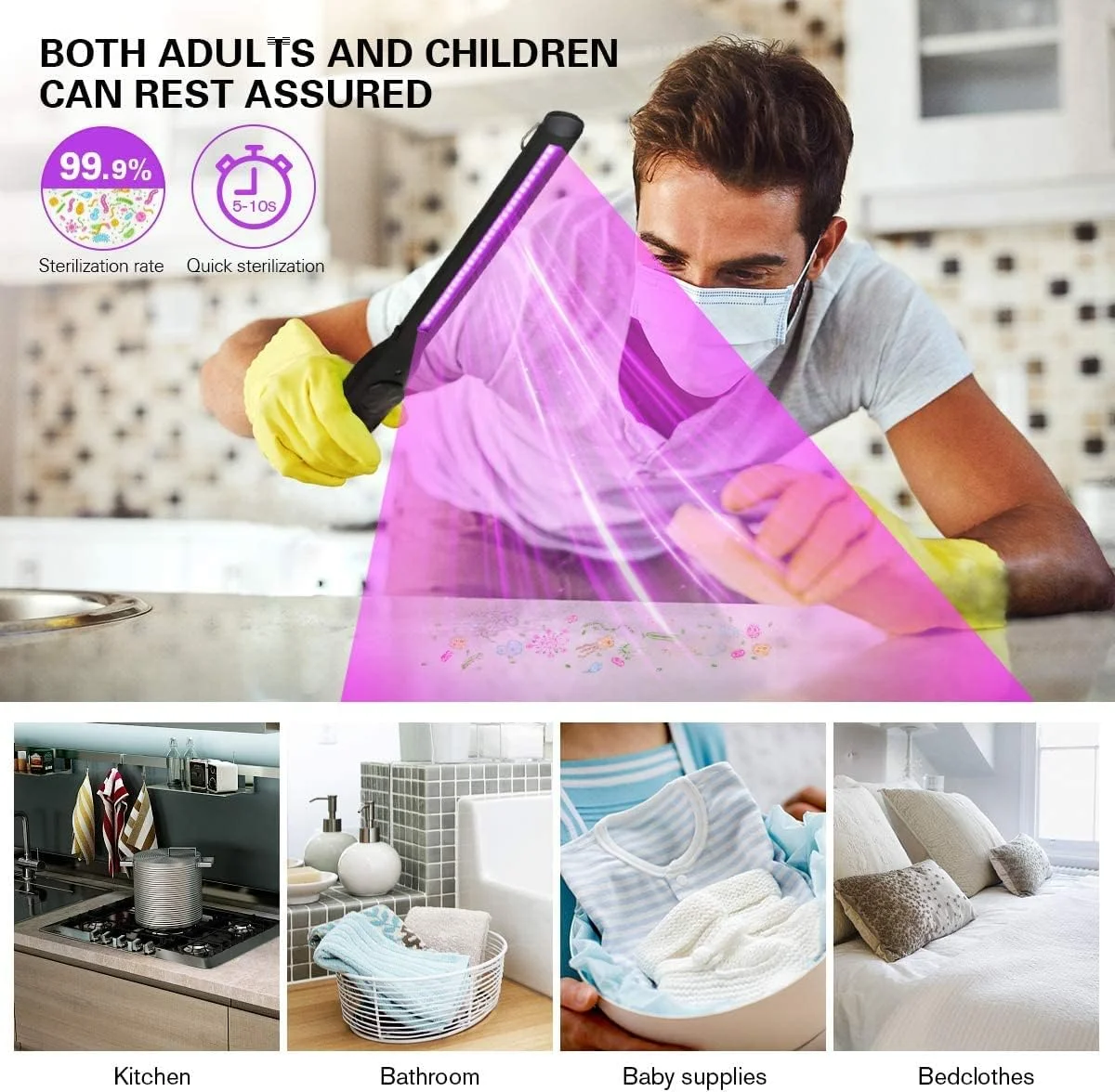 دستگاه ضدعفونی کننده نور UV سیوسی، لامپ ضدعفونی کننده قابل حمل UV، دستگاه ضدعفونی کننده نور فرابنفش قابل شارژ USB، برای خانه، هتل، مسافرت، ماشین، از بین برنده 99% میکروب ها، ویروس ها و باکتری ها، چوب ضدعفونی کننده نور UV دستگاه ضدعفونی کننده نور UV سیوسی، لامپ ضدعفونی کننده قابل حمل UV، دستگاه ضدعفونی کننده نور فرابنفش قابل شارژ USB، برای خانه، هتل، مسافرت، ماشین، از بین برنده 99% میکروب ها، ویروس ها و باکتری ها، چوب ضدعفونی کننده نور UV