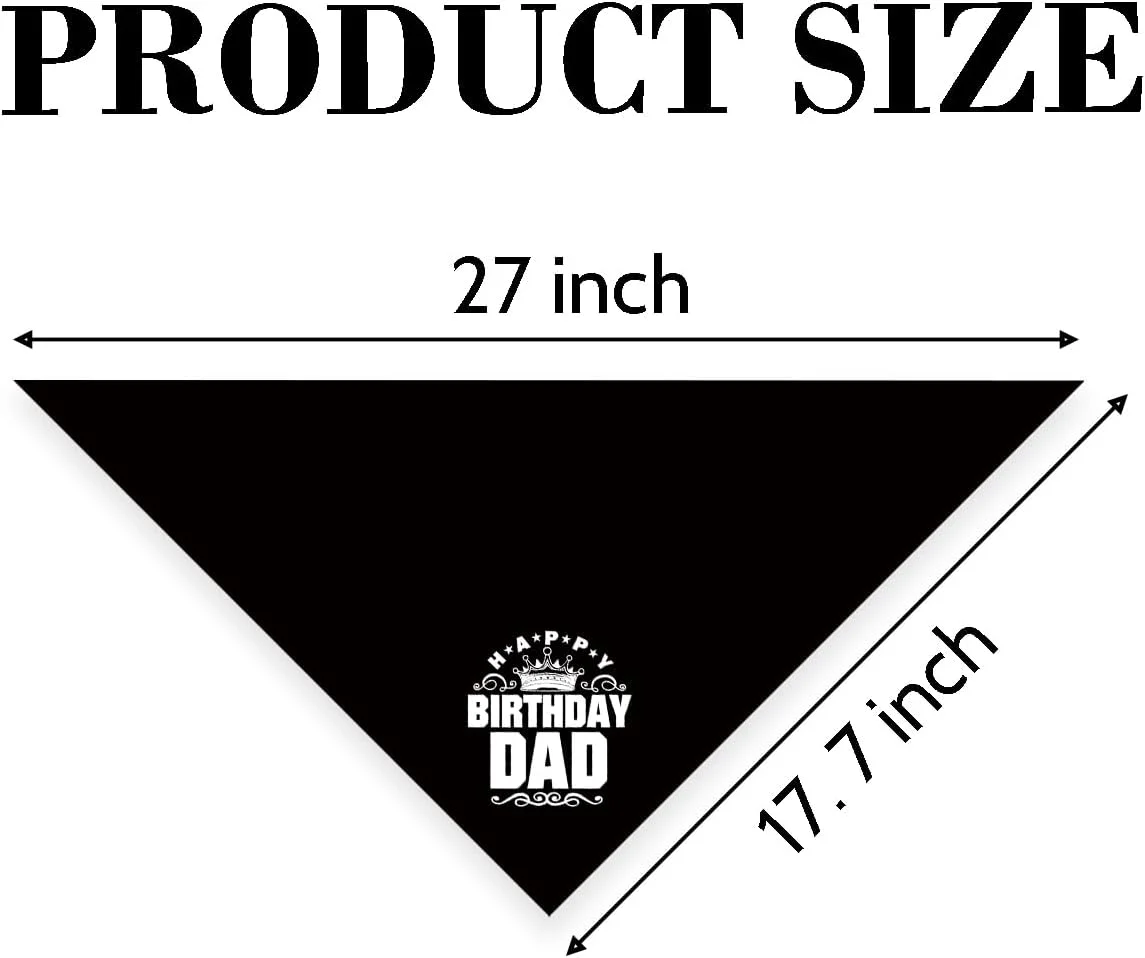 دستمال گردن سگ، دستمال گردن سگ تولدت مبارک پدر، شال گردن سگ مشکی کلاسیک، شال حیوانات خانگی، لوازم جانبی شال حیوانات خانگی، هدیه دستمال گردن سگ برای جشن تولد پدر H12 دستمال گردن سگ، دستمال گردن سگ تولدت مبارک پدر، شال گردن سگ مشکی کلاسیک، شال حیوانات خانگی، لوازم جانبی شال حیوانات خانگی، هدیه دستمال گردن سگ برای جشن تولد پدر H12