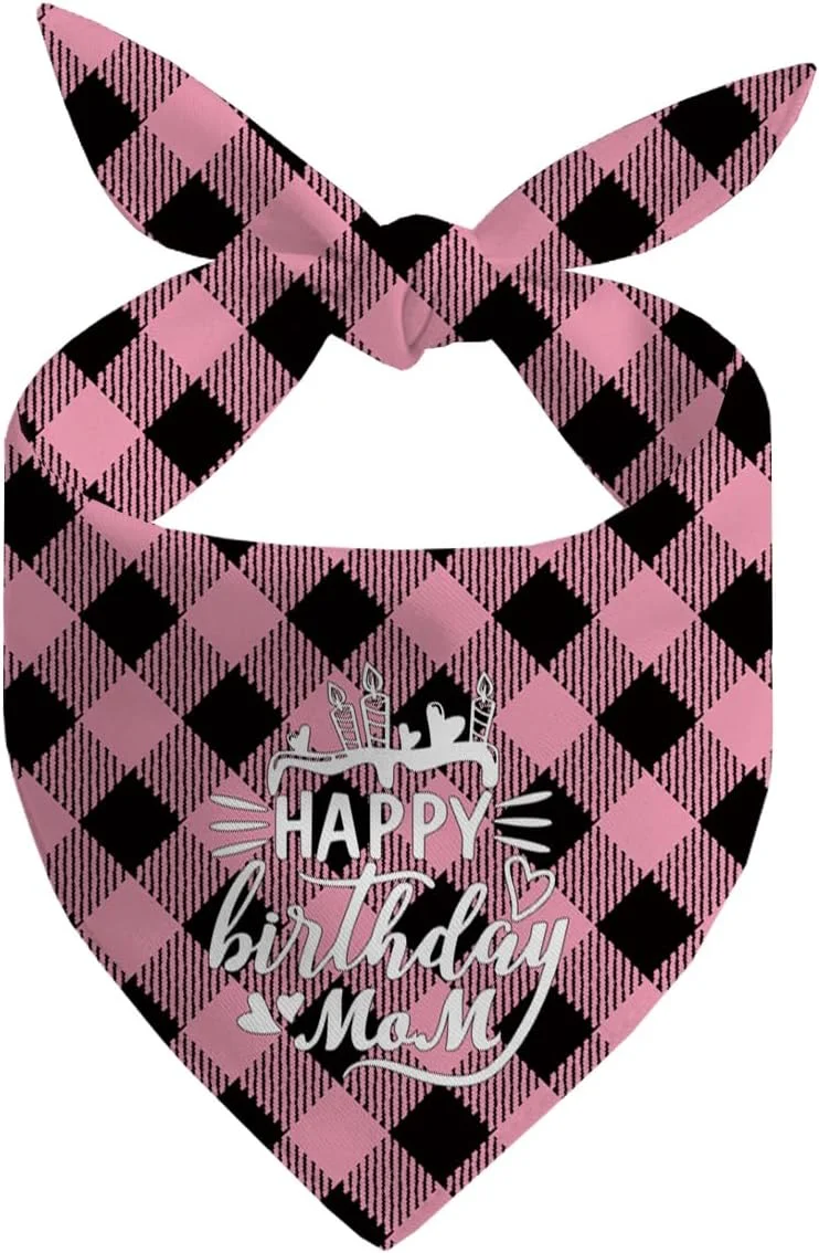 دستمال گردن سگ، دستمال گردن سگ طرح تولدت مبارک مادر، شال گردن سگ با طرح چهارخانه کلاسیک، شال گردن حیوانات خانگی، لوازم جانبی شال گردن حیوانات خانگی، هدیه دستمال گردن سگ برای جشن تولد مادر M1 دستمال گردن سگ، دستمال گردن سگ طرح تولدت مبارک مادر، شال گردن سگ با طرح چهارخانه کلاسیک، شال گردن حیوانات خانگی، لوازم جانبی شال گردن حیوانات خانگی، هدیه دستمال گردن سگ برای جشن تولد مادر M1