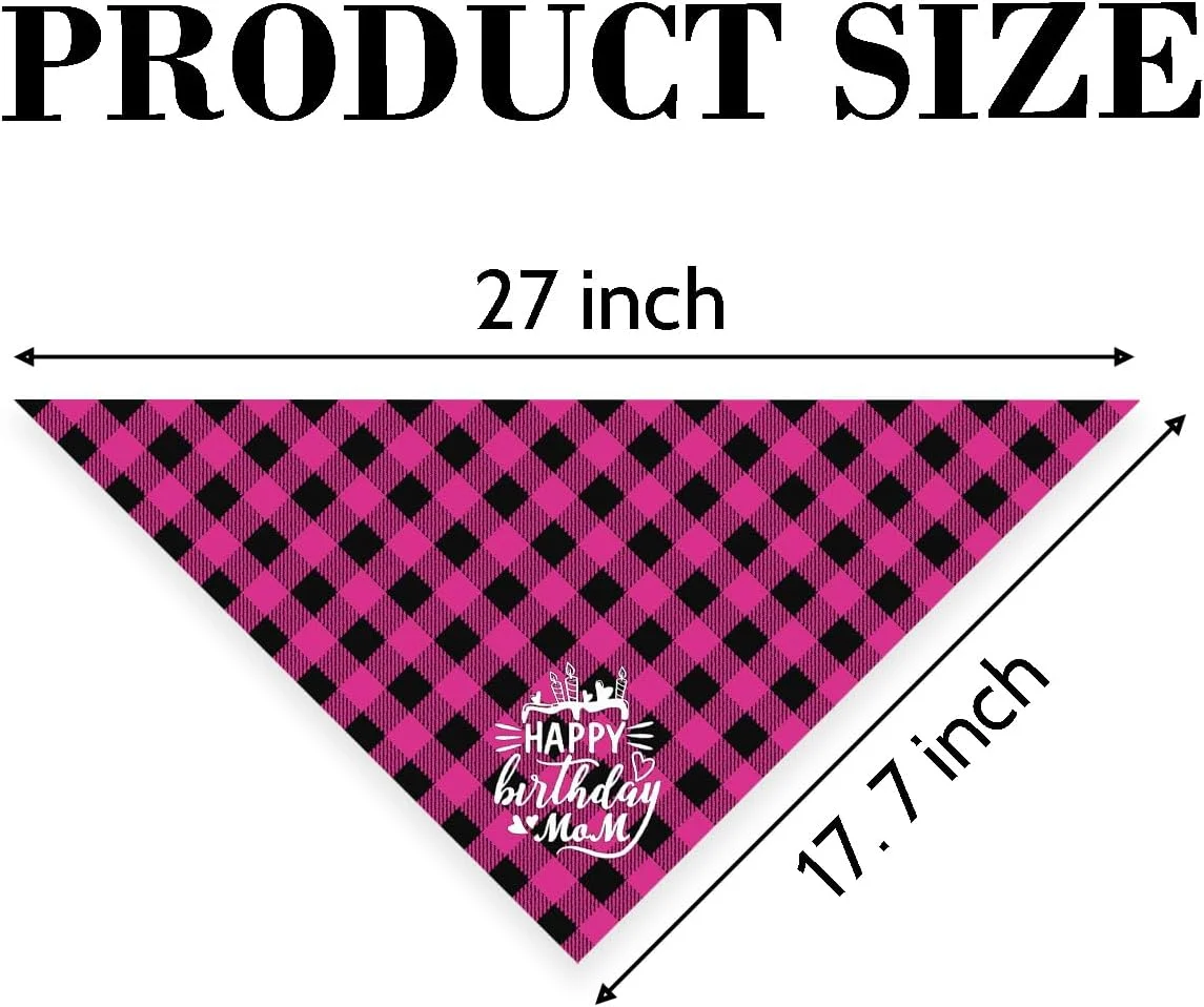 دستمال گردن سگ، دستمال گردن سگ طرح تولدت مبارک مادر، شال گردن سگ با طرح چهارخانه کلاسیک، شال گردن حیوانات خانگی، لوازم جانبی شال گردن حیوانات خانگی، هدیه دستمال گردن سگ برای جشن تولد مادر M3 دستمال گردن سگ، دستمال گردن سگ طرح تولدت مبارک مادر، شال گردن سگ با طرح چهارخانه کلاسیک، شال گردن حیوانات خانگی، لوازم جانبی شال گردن حیوانات خانگی، هدیه دستمال گردن سگ برای جشن تولد مادر M3