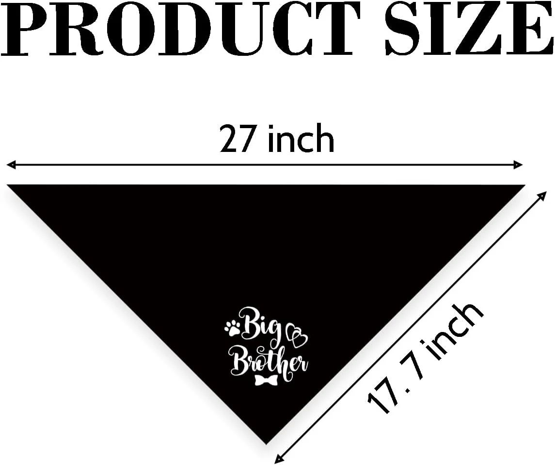 دستمال گردن سگ، دستمال گردن سگ برادر بزرگ، شال گردن حیوانات خانگی مشکی طرح چهارخانه، لوازم جانبی شال گردن سگ، لوازم جانبی طرح چهارخانه حیوانات خانگی برای جشن تعیین جنسیت، هدیه برای سگ های کوچک متوسط بزرگ-A10 دستمال گردن سگ، دستمال گردن سگ برادر بزرگ، شال گردن حیوانات خانگی مشکی طرح چهارخانه، لوازم جانبی شال گردن سگ، لوازم جانبی طرح چهارخانه حیوانات خانگی برای جشن تعیین جنسیت، هدیه برای سگ های کوچک متوسط بزرگ-A10