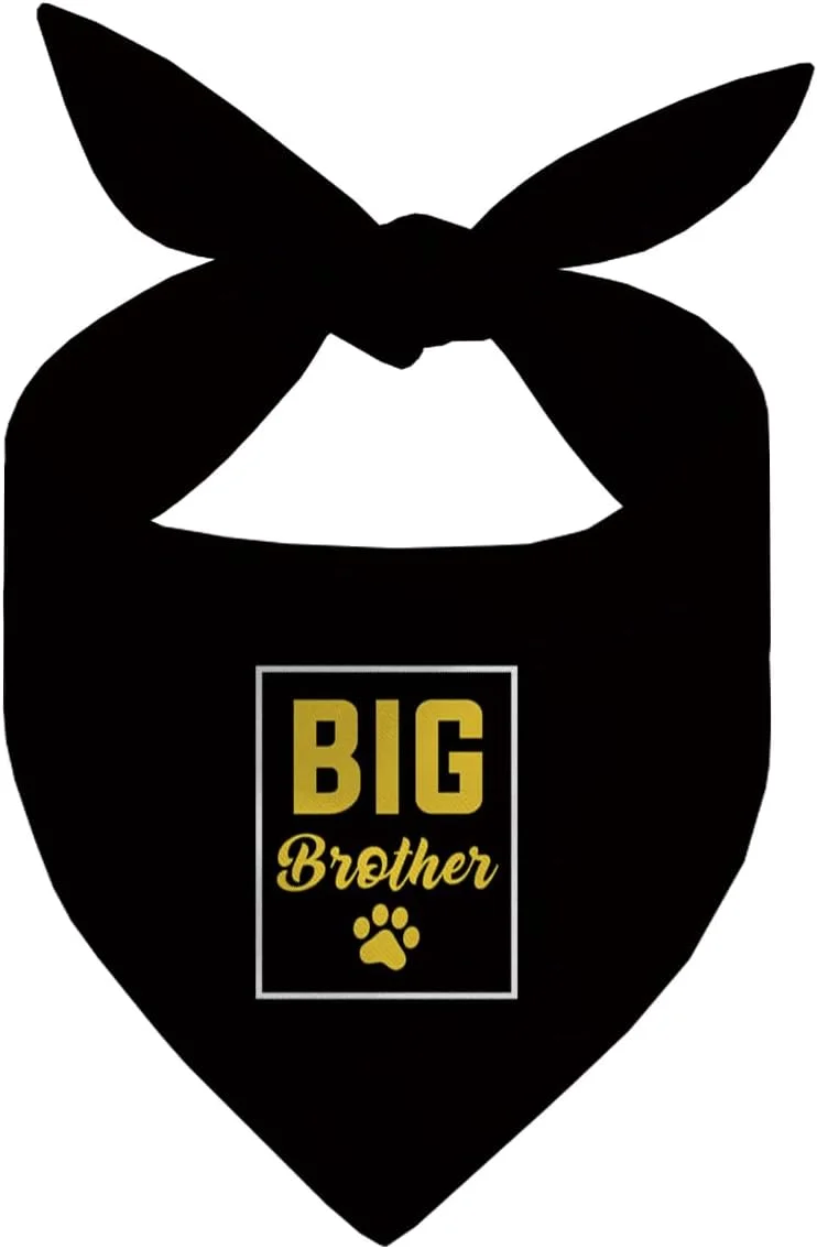 دستمال گردن سگ، دستمال گردن سگ برادر بزرگ، چاپ چهارخانه مشکی حیوانات خانگی، لوازم جانبی روسری سگ، لوازم جانبی روسری چهارخانه حیوانات خانگی، هدیه برای سایز کوچک متوسط بزرگ-A25