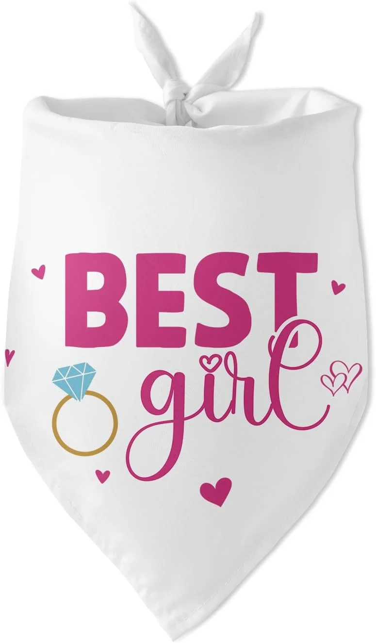 دستمال گردن سگ، هدیه ای مناسب برای زوج ها، جشن عروسی، دستمال گردن سگ برای مراسم نامزدی، اکسسوری و شال گردن حیوانات خانگی، هدیه برای دوستداران حیوانات خانگی