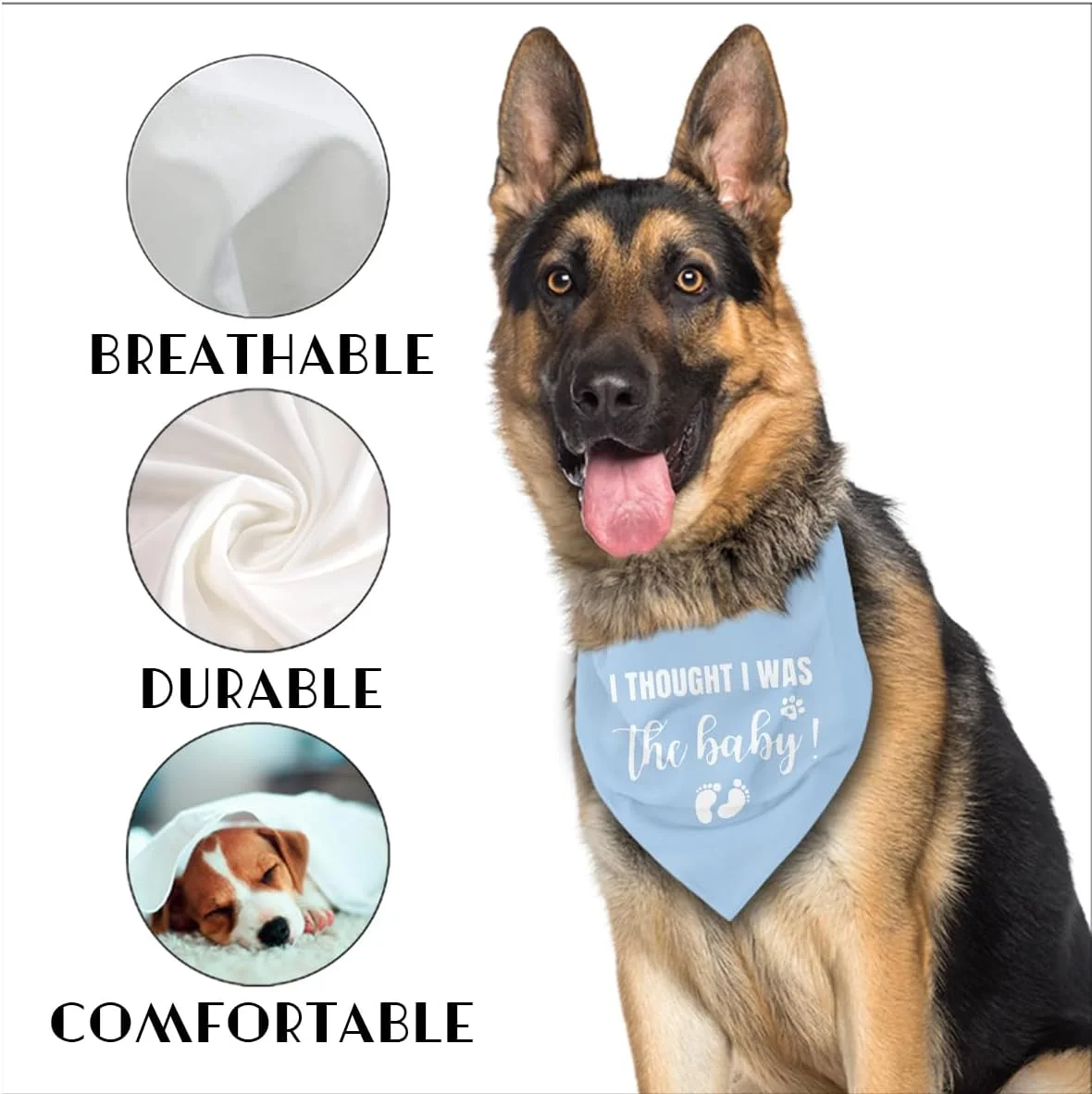 دستمال گردن آبی حیوانات خانگی، دستمال سر سگ راحت، روسری حیوانات خانگی برای سگ ها و گربه های کوچک، متوسط ​​و بزرگ، هدیه لوازم جانبی روسری حیوانات خانگی برای جشن تولد