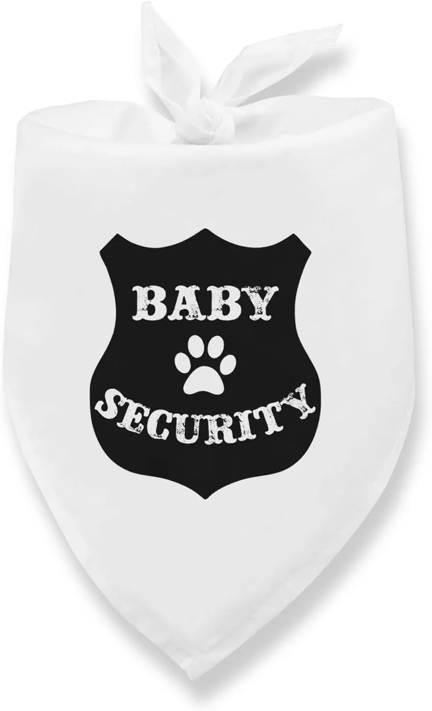 دستمال گردن سگ، مناسب اعلام بارداری و لوازم جانبی، دستمال گردن سگ خانگی برای امنیت نوزاد، شال گردن سگ، وسیله تزئینی برای عکس های اعلام جنسیت نوزاد، دستمال گردن سگ با نوشته "به زودی نی نی دار میشیم"