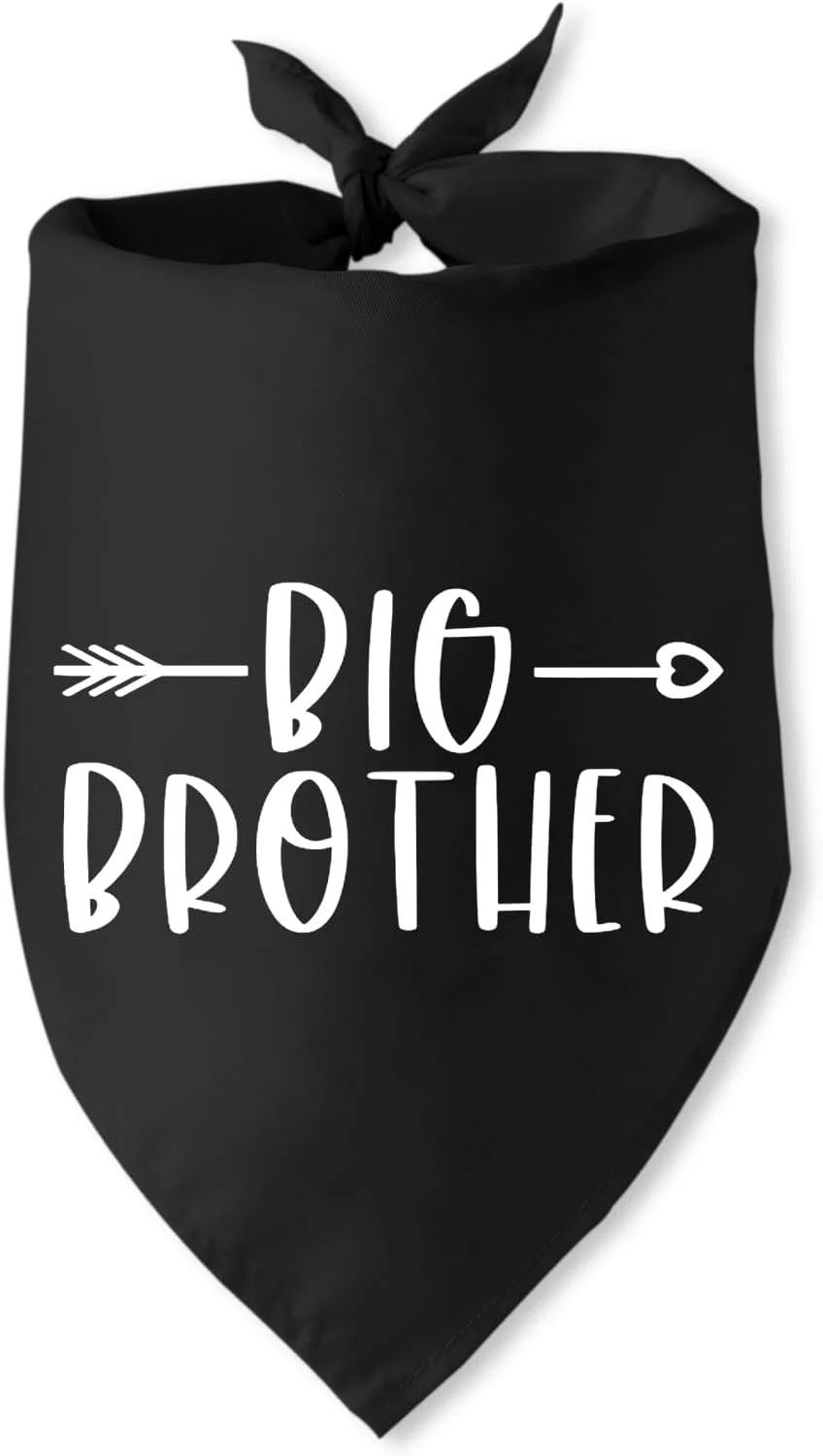 دستمال گردن سگ برای اعلام بارداری، دستمال سه گوش سگ برادر بزرگتر، دستمال گردن سگ برای حیوانات خانگی، دستمال گردن سگ برای اعلام بارداری