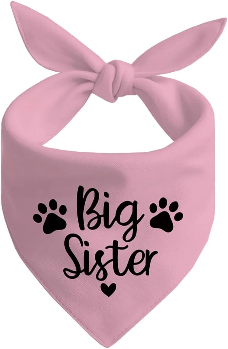 دستمال گردن سگ، دستمال گردن سگ خواهر بزرگتر، شال گردن سگ با طرح چهارخانه کلاسیک، لوازم جانبی شال گردن سگ، لوازم جانبی رونمایی از جنسیت حیوانات خانگی، مدل C4