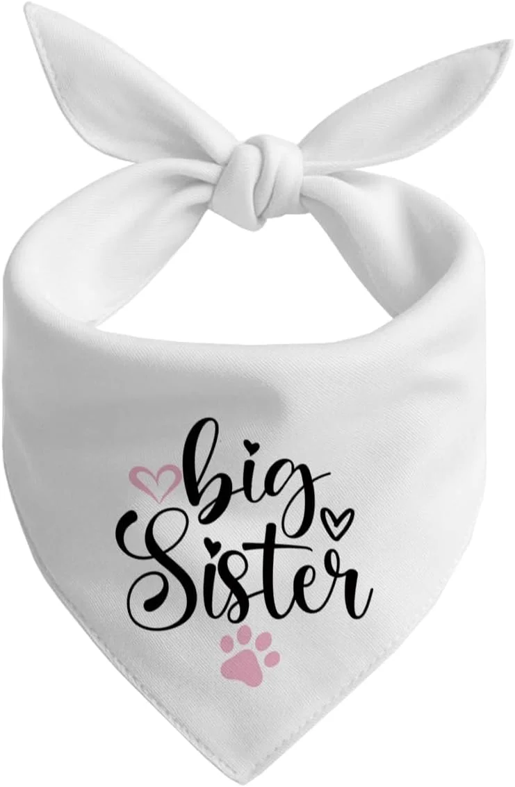 دستمال گردن سگ، دستمال گردن سگ خواهر بزرگتر، شال گردن سگ با طرح چهارخانه کلاسیک، لوازم جانبی شال گردن سگ، لوازم جانبی حیوانات خانگی طرح چهارخانه C7