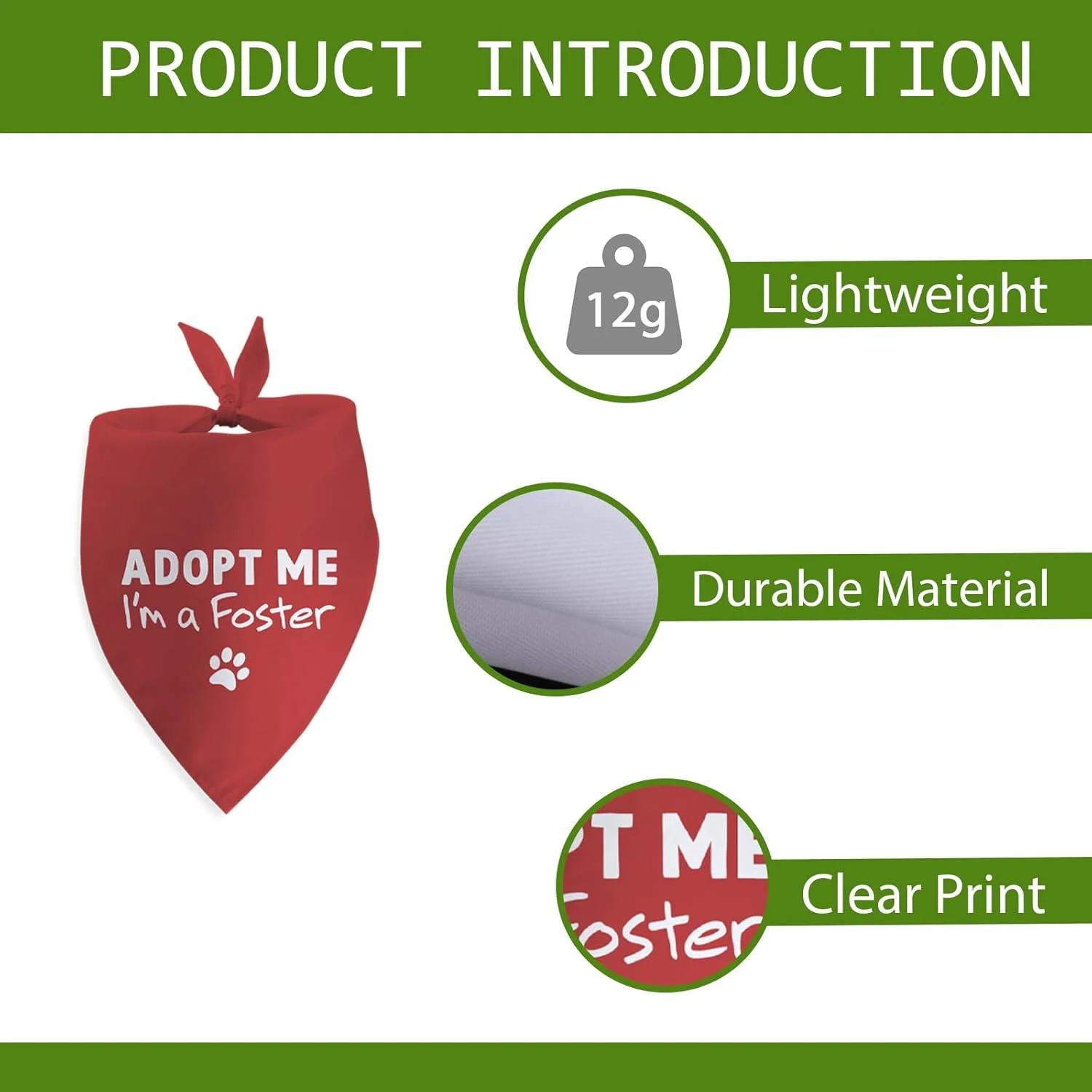 دستمال گردن سگ با طرح "من یک سرپرست هستم" برای سگ های تازه به سرپرستی گرفته شده، مناسب سگ های دختر و پسر بزرگ، متوسط و کوچک، دستمال گردن گربه، مناسب عکس های اعلام نوزاد سگ، اکسسوری شال حیوانات خانگی، هدیه توله سگ کریسمس دستمال گردن سگ با طرح "من یک سرپرست هستم" برای سگ های تازه به سرپرستی گرفته شده، مناسب سگ های دختر و پسر بزرگ، متوسط و کوچک، دستمال گردن گربه، مناسب عکس های اعلام نوزاد سگ، اکسسوری شال حیوانات خانگی، هدیه توله سگ کریسمس