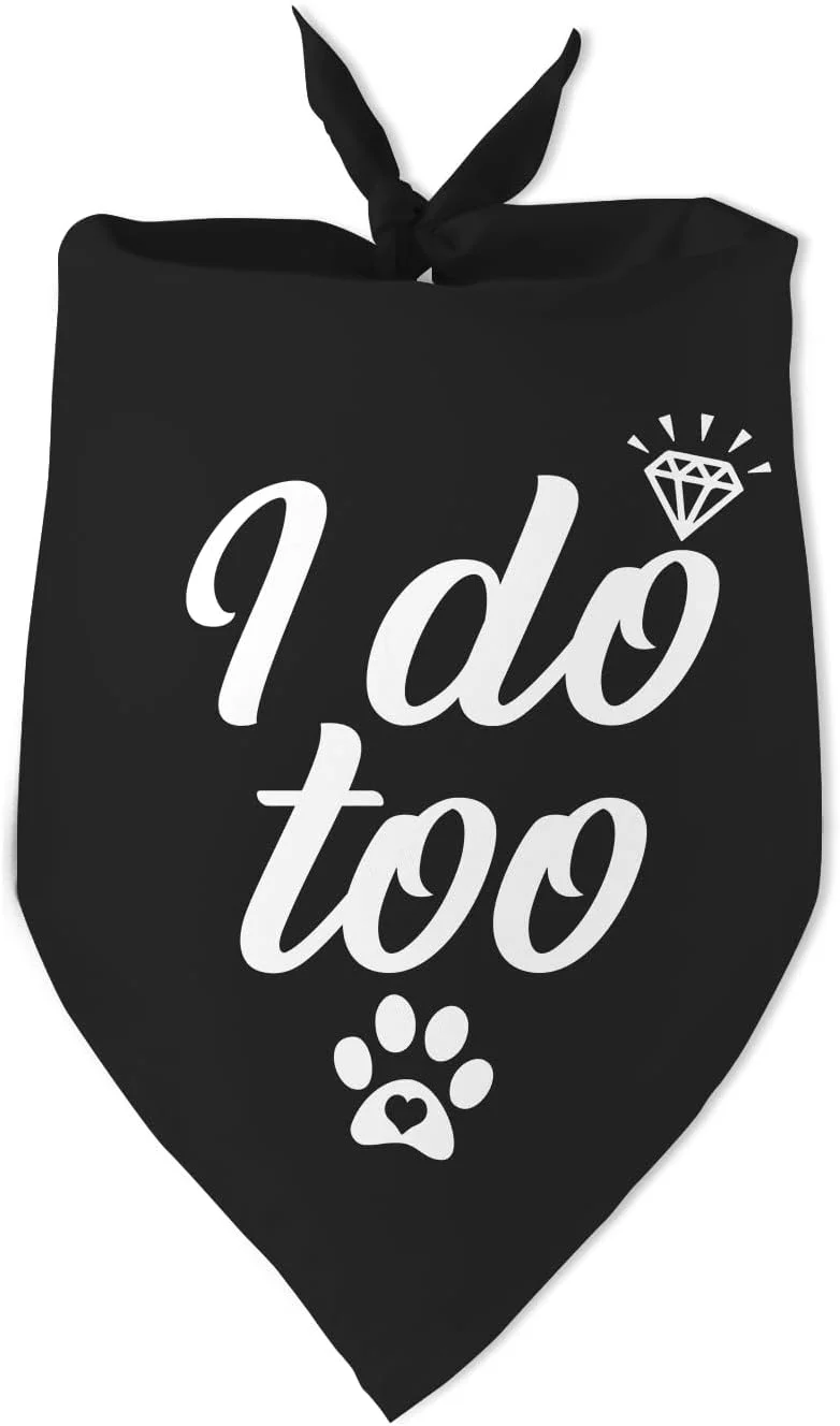 دستمال گردن سگ طرح "من هم قبول می کنم"، مشکی، مناسب جشن نامزدی، هدیه جشن عروسی، اکسسوری عکاسی و اعلام نامزدی و عروسی، هدیه برای صاحبان و دوستداران حیوانات خانگی دستمال گردن سگ طرح "من هم قبول می کنم"، مشکی، مناسب جشن نامزدی، هدیه جشن عروسی، اکسسوری عکاسی و اعلام نامزدی و عروسی، هدیه برای صاحبان و دوستداران حیوانات خانگی