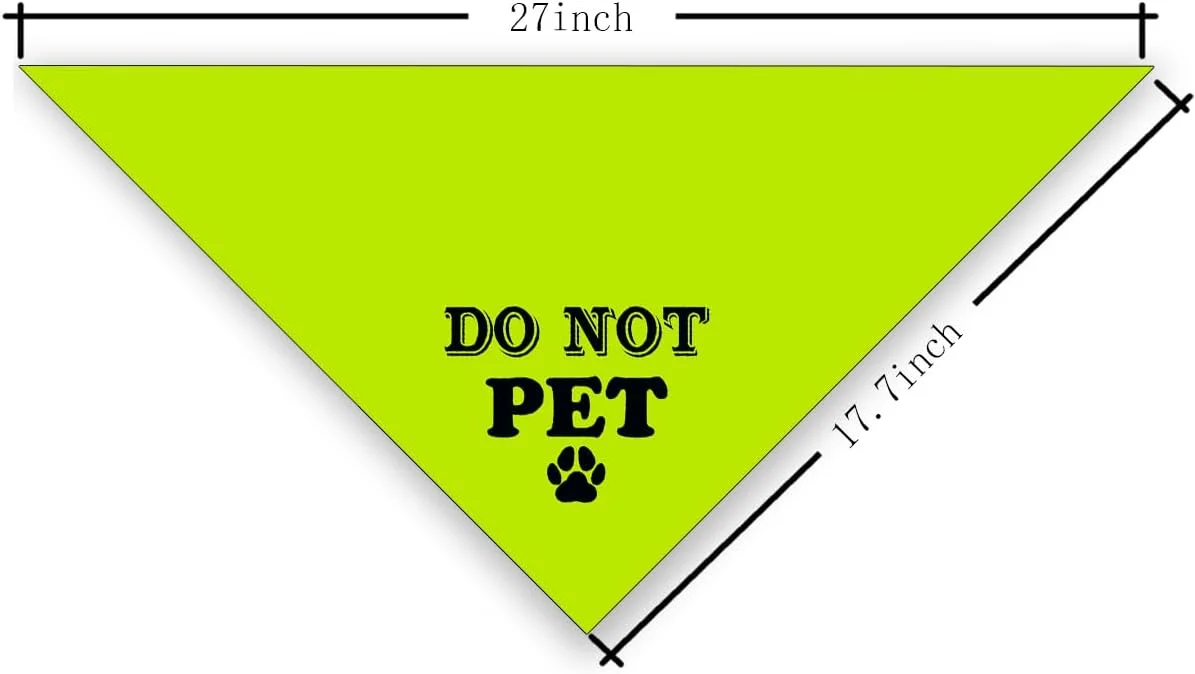 دستمال گردن سگ طرح "دست نزنید", شال گردن زرد سگ برای سگ های پسر و دختر، توله سگ و گربه، دستمال گردن سگ راحت و قابل تنفس، هدیه شال گردن حیوانات خانگی دستمال گردن سگ طرح "دست نزنید", شال گردن زرد سگ برای سگ های پسر و دختر، توله سگ و گربه، دستمال گردن سگ راحت و قابل تنفس، هدیه شال گردن حیوانات خانگی