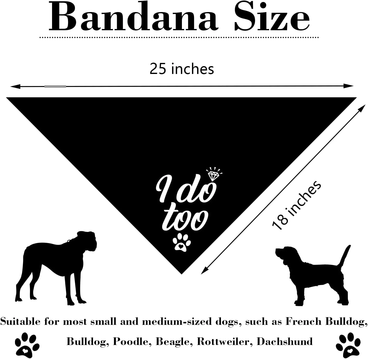 دستمال گردن سگ طرح "من هم قبول می کنم"، مشکی، مناسب جشن نامزدی، هدیه جشن عروسی، اکسسوری عکاسی و اعلام نامزدی و عروسی، هدیه برای صاحبان و دوستداران حیوانات خانگی دستمال گردن سگ طرح "من هم قبول می کنم"، مشکی، مناسب جشن نامزدی، هدیه جشن عروسی، اکسسوری عکاسی و اعلام نامزدی و عروسی، هدیه برای صاحبان و دوستداران حیوانات خانگی