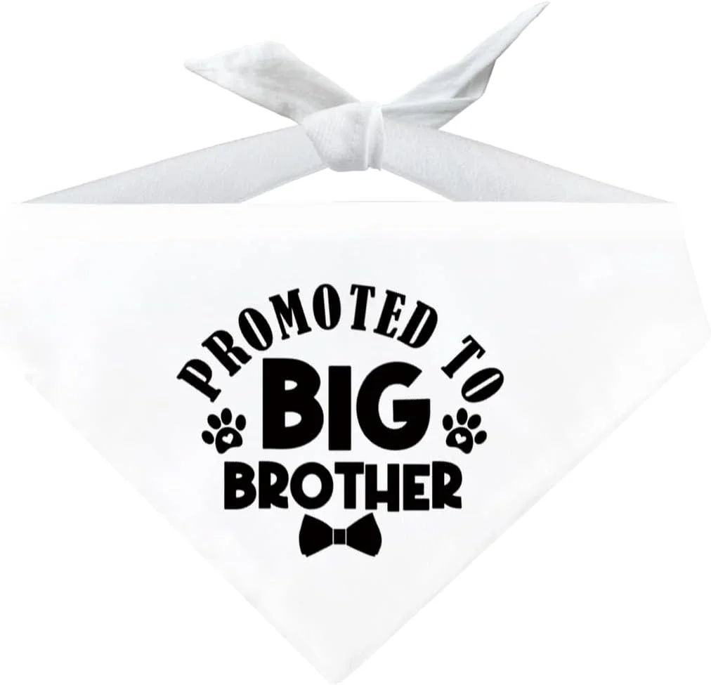 دستمال گردن سگ سفید، هدیه سگ برادر بزرگتر، روسری راحت برای سگ های کوچک، متوسط و بزرگ، هدیه خنده دار سگ برای پسران، دستمال گردن سگ برادر بزرگتر دستمال گردن سگ سفید، هدیه سگ برادر بزرگتر، روسری راحت برای سگ های کوچک، متوسط و بزرگ، هدیه خنده دار سگ برای پسران، دستمال گردن سگ برادر بزرگتر