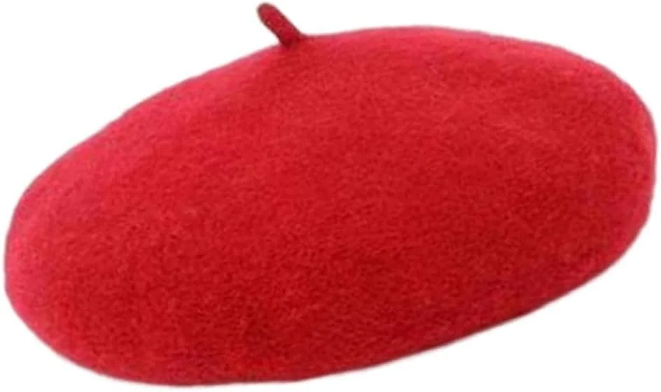 کلاه بره پشمی سگ گربه، بادوام، قابل تنظیم با طناب الاستیک، لباس گرم - قرمز