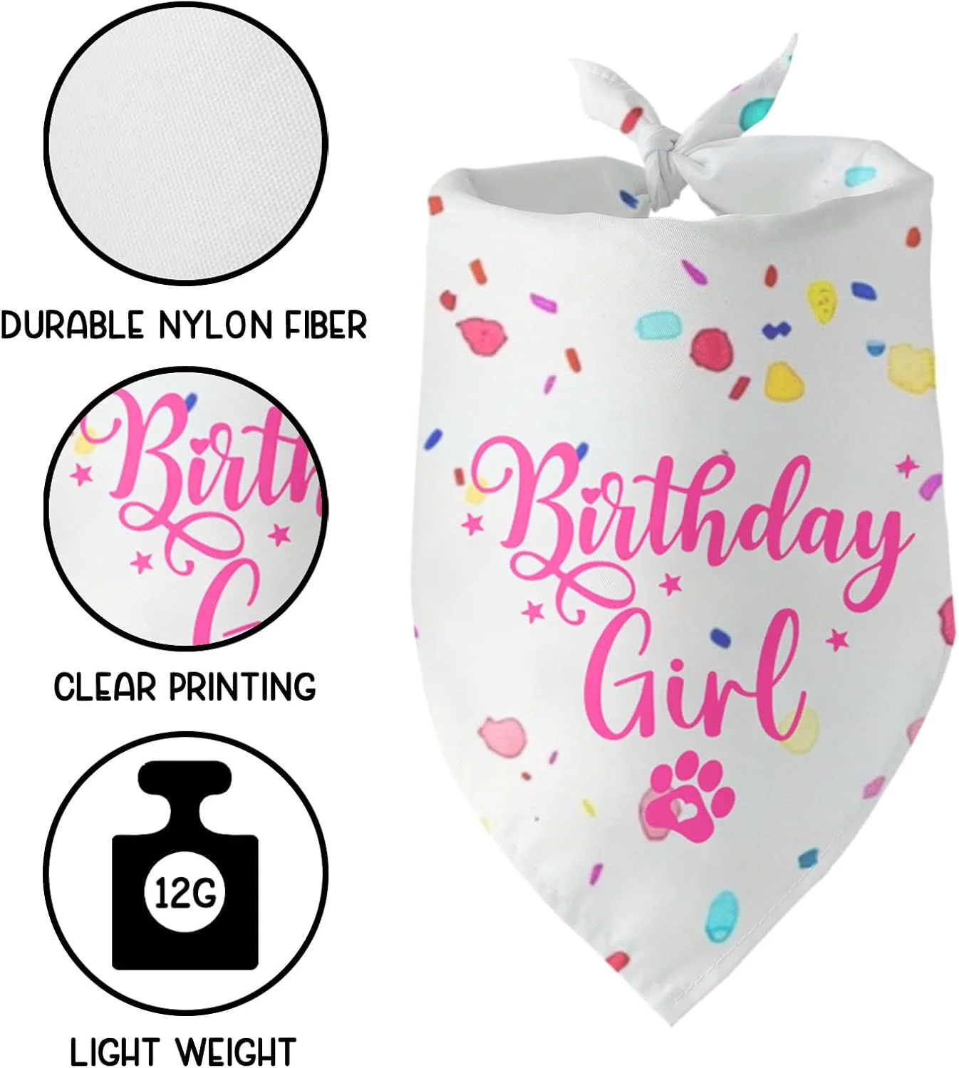 تزئینات جشن تولد سگ دخترانه، دستمال گردن مثلثی سگ خانگی برای سگ های دختر، لباس تولد سگ دخترانه، هدایای تزئینات جشن تزئینات جشن تولد سگ دخترانه، دستمال گردن مثلثی سگ خانگی برای سگ های دختر، لباس تولد سگ دخترانه، هدایای تزئینات جشن