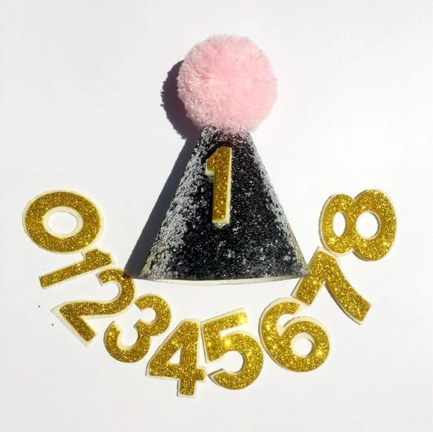 کلاه تولد آبی سلطنتی با عدد تولد، پیشبند سگ قابل تنظیم، برای جشن های تم دار برای سگ های کوچک، متوسط و بزرگ، لوازم تزئینی حیوانات خانگی