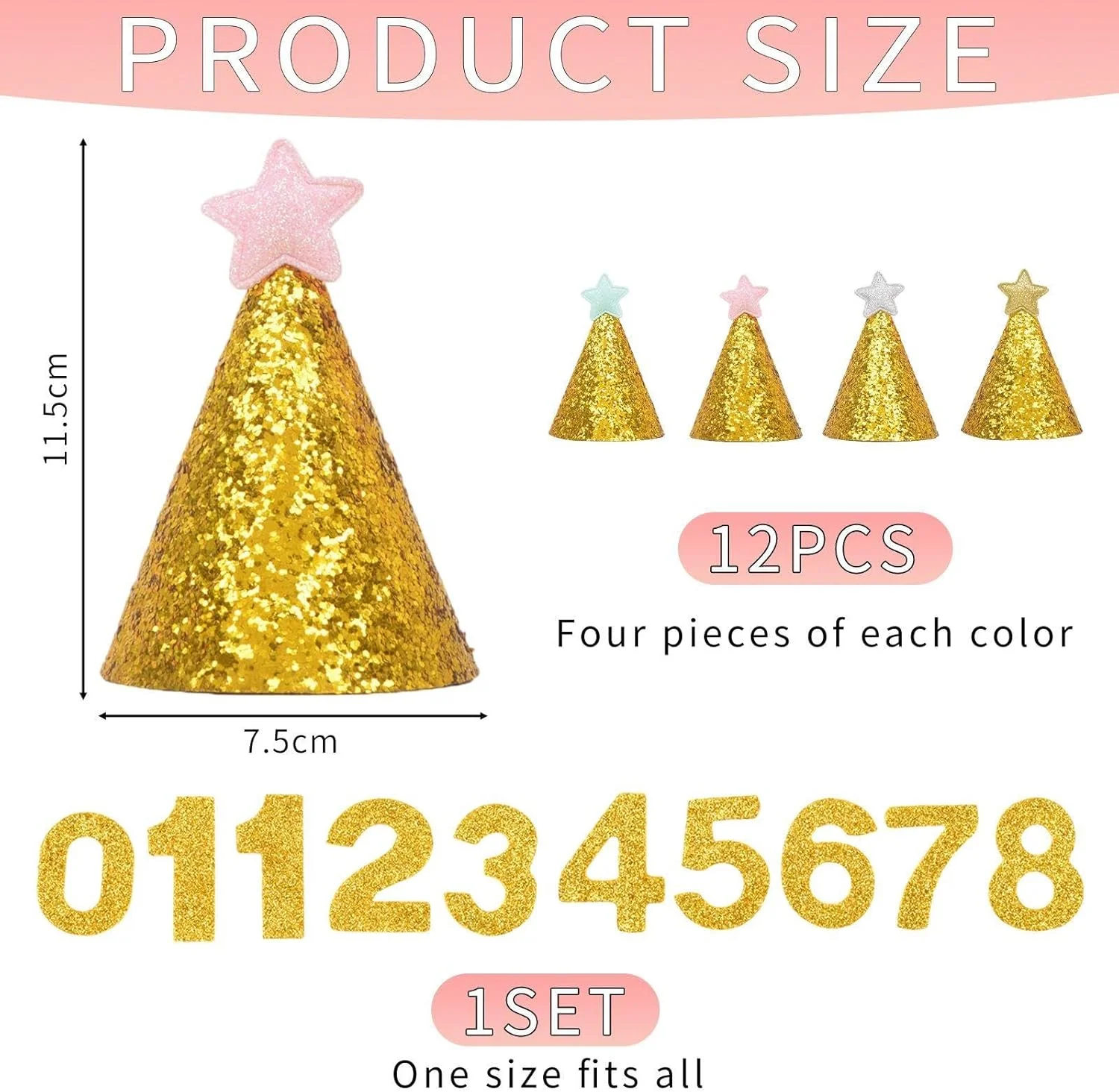 16 عدد کلاه تولد سگ و 1 مجموعه برچسب دیجیتال، کلاه تولد براق و زیبا، لوازم مهمانی حیوانات خانگی، لوازم آرایش حیوانات خانگی. 16 عدد کلاه تولد سگ و 1 مجموعه برچسب دیجیتال، کلاه تولد براق و زیبا، لوازم مهمانی حیوانات خانگی، لوازم آرایش حیوانات خانگی.