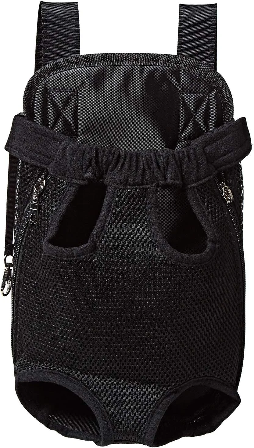 کوله پشتی حمل حیوانات خانگی سگ و گربه - سایز M مشکی