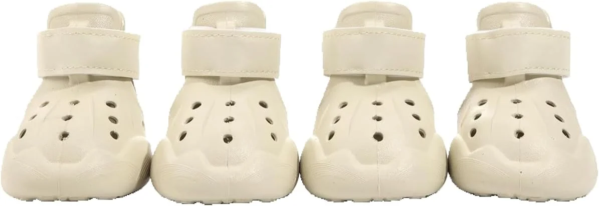 صندل تنفسی سگ خانگی برای فضای باز، کفش توری، کفش ورزشی تدی، کفش سگ با سوراخ های تهویه، ضد لغزش، ضد آب، محافظت از پنجه در همه شرایط آب و هوایی