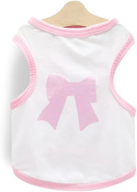 جلیقه سگ و گربه Nvzi-b، جلیقه تنفسی حیوانات خانگی، لباس سگ توله سگ، کت و شلوار برای سگ ها و گربه های کوچک و متوسط، XS، پودر پروانه ای