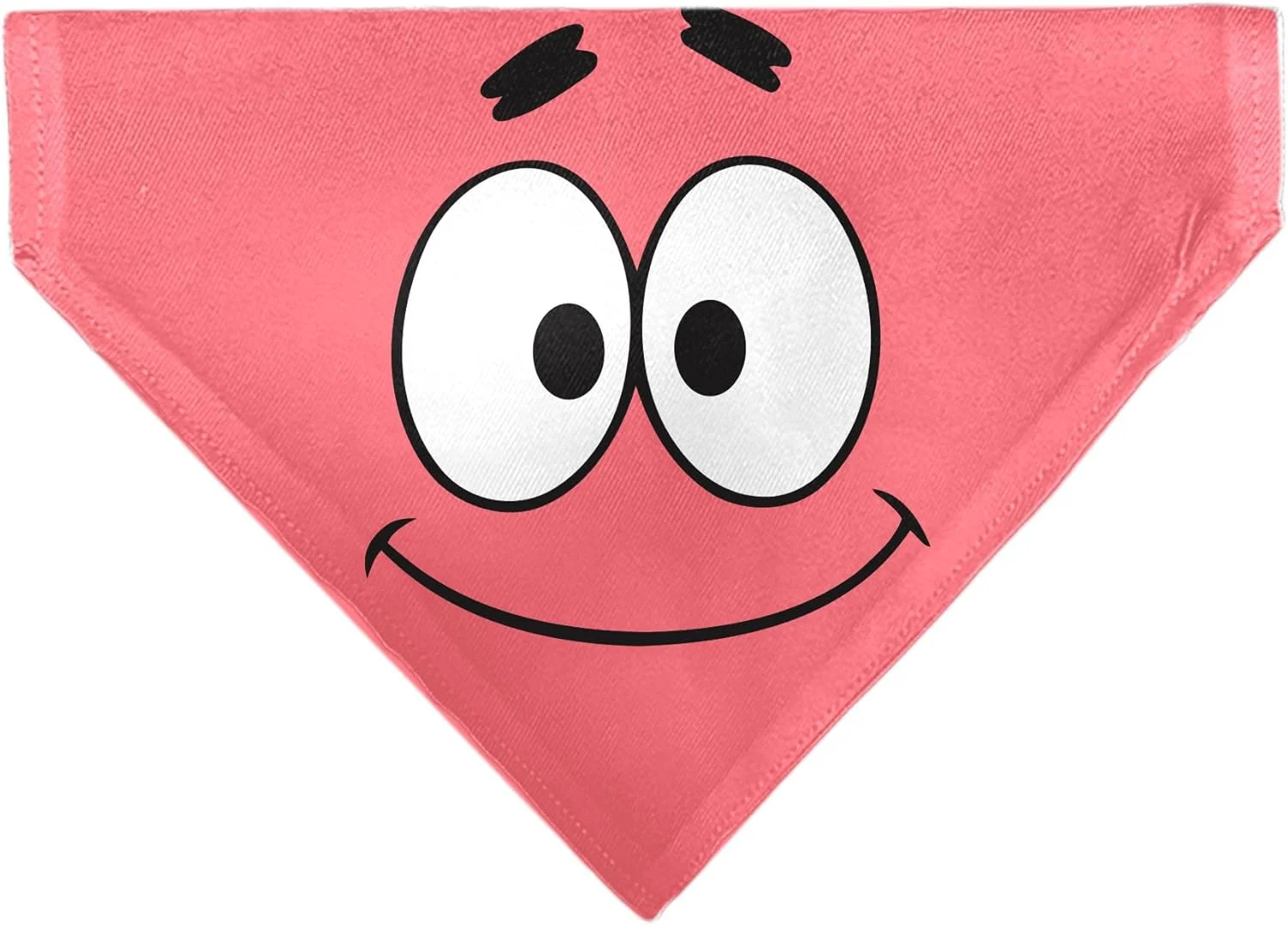 Buckle-Down Spongebob Squarepants Pet Bandana Spongebob Squarepants Patrick Star Face Close Up Pink Slip On Collar Bandana Only