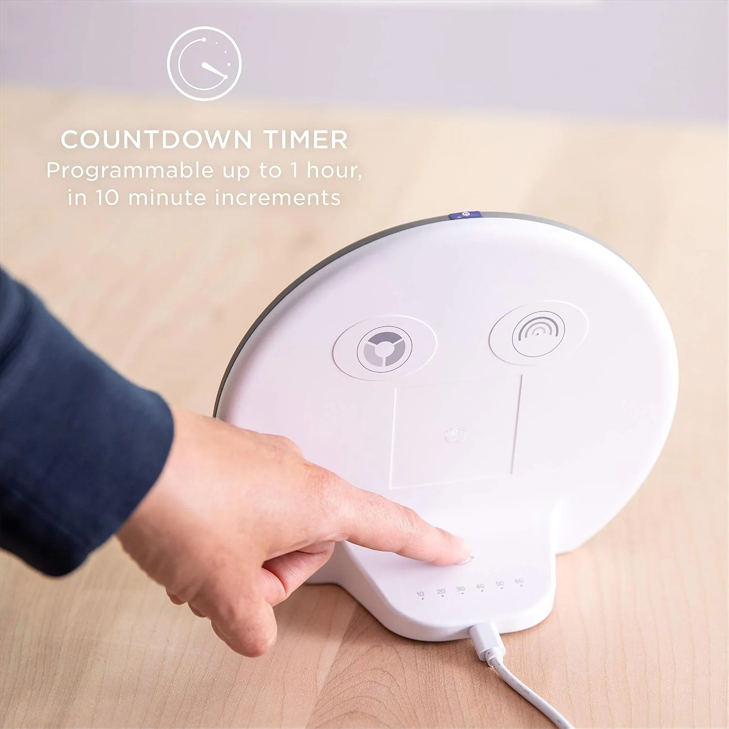 چراغ درمانی LED بدون اشعه UV مدل HappyLight Alba از Verilux® - نور سفید روشن با شدت 10,000 لوکس، روشنایی، رنگ و تایمر شمارش معکوس قابل تنظیم چراغ درمانی LED بدون اشعه UV مدل HappyLight Alba از Verilux® - نور سفید روشن با شدت 10,000 لوکس، روشنایی، رنگ و تایمر شمارش معکوس قابل تنظیم