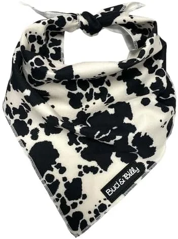 دستمال گردن سگ باد اند بیلی، طرح مونوکروم شیک، سایز 60x35x44 سانتی متر