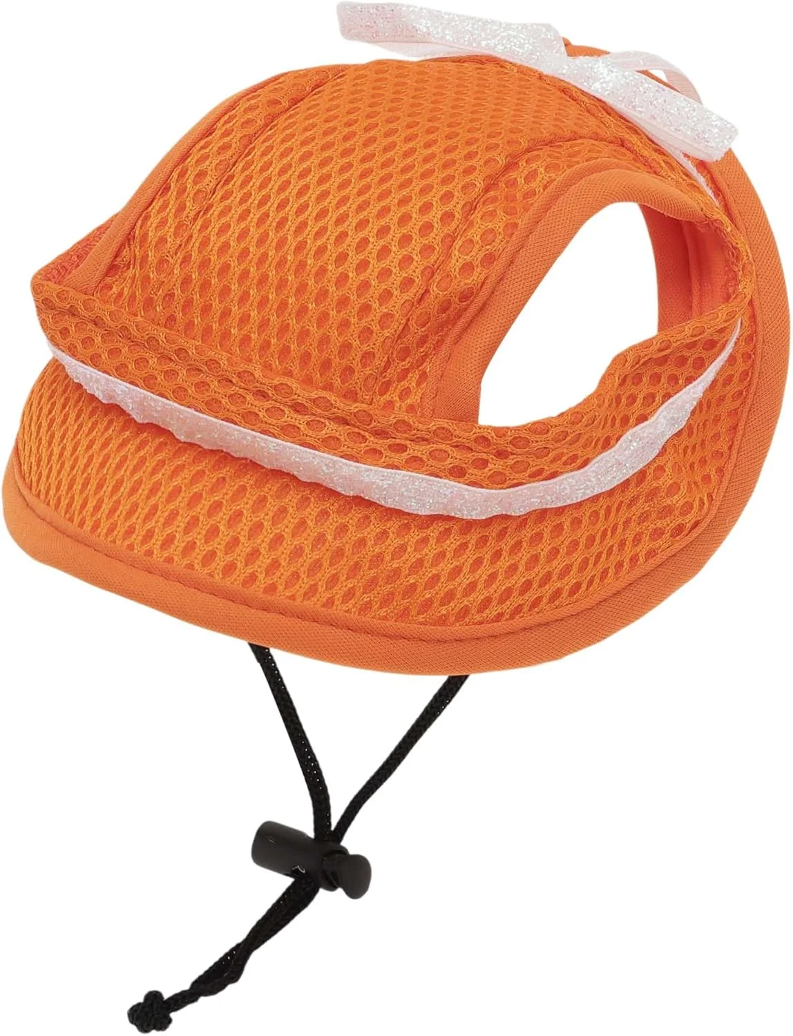 کلاه آفتابگیر سگ CAPASTEC، کلاه بیسبالی قابل تنظیم با سوراخ های گوش، کلاه آفتابی ورزشی برای محافظت در برابر آفتاب در تابستان برای سگ ها و گربه های کوچک و بزرگ، نارنجی