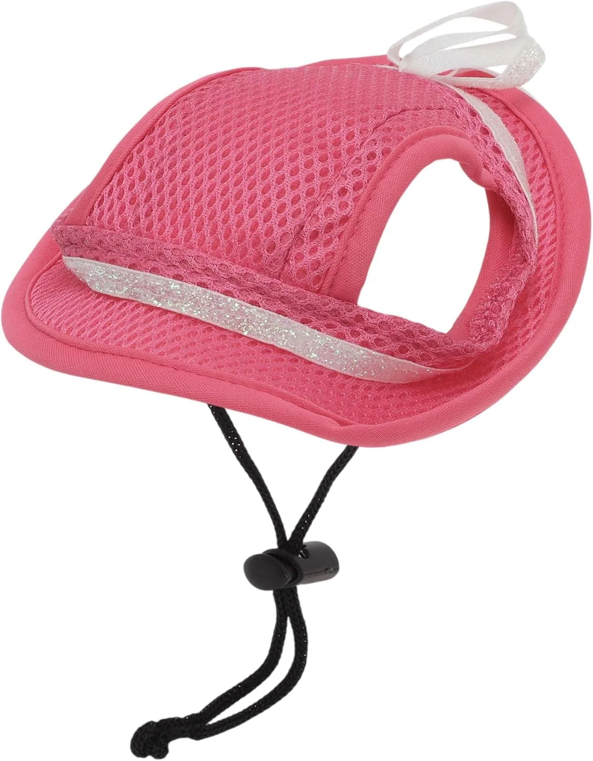 کلاه آفتابی سگ CAPASTEC، کلاه بیسبالی قابل تنظیم با سوراخ گوش، کلاه محافظ آفتاب تابستانی حیوانات خانگی، کلاه آفتابی ورزشی در فضای باز برای سگ ها و گربه های کوچک و بزرگ، رز قرمز