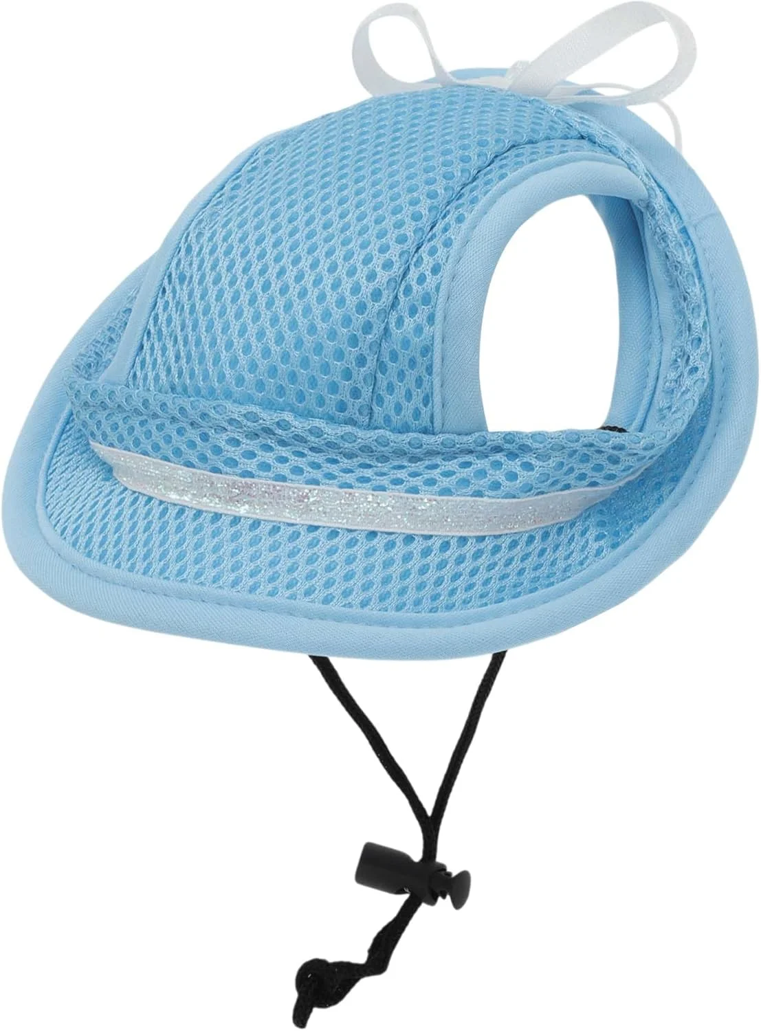 کلاه آفتابی سگ، کلاه بیسبالی قابل تنظیم با سوراخ گوش، کلاه محافظ آفتاب تابستانی حیوانات خانگی، کلاه آفتابی ورزشی در فضای باز برای سگ های کوچک، توله سگ ها، گربه ها، آبی کوچک