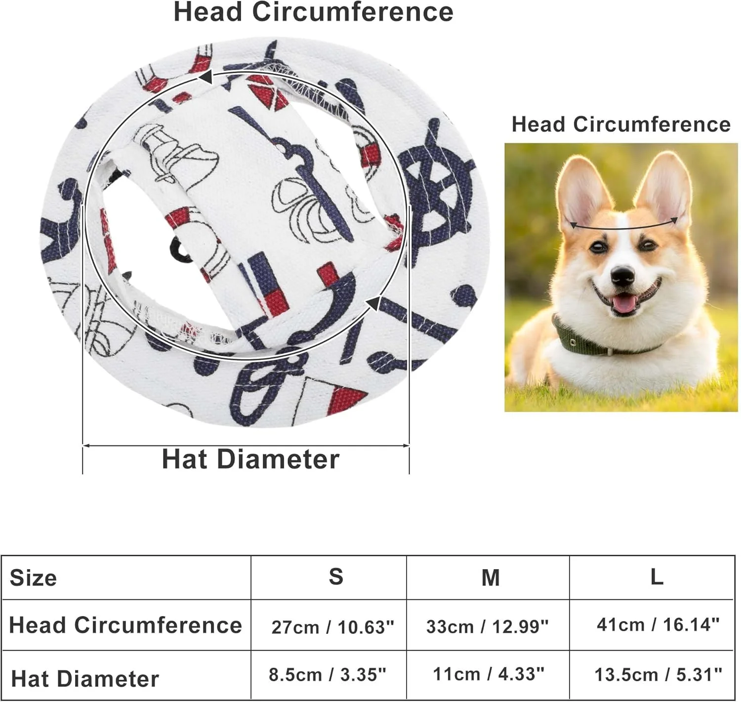 کلاه آفتابگیر سگ، کلاه بیسبالی قابل تنظیم با سوراخ های گوش، کلاه محافظ آفتاب تابستانی حیوانات خانگی برای سگ ها و گربه های کوچک و بزرگ - سرمه ای