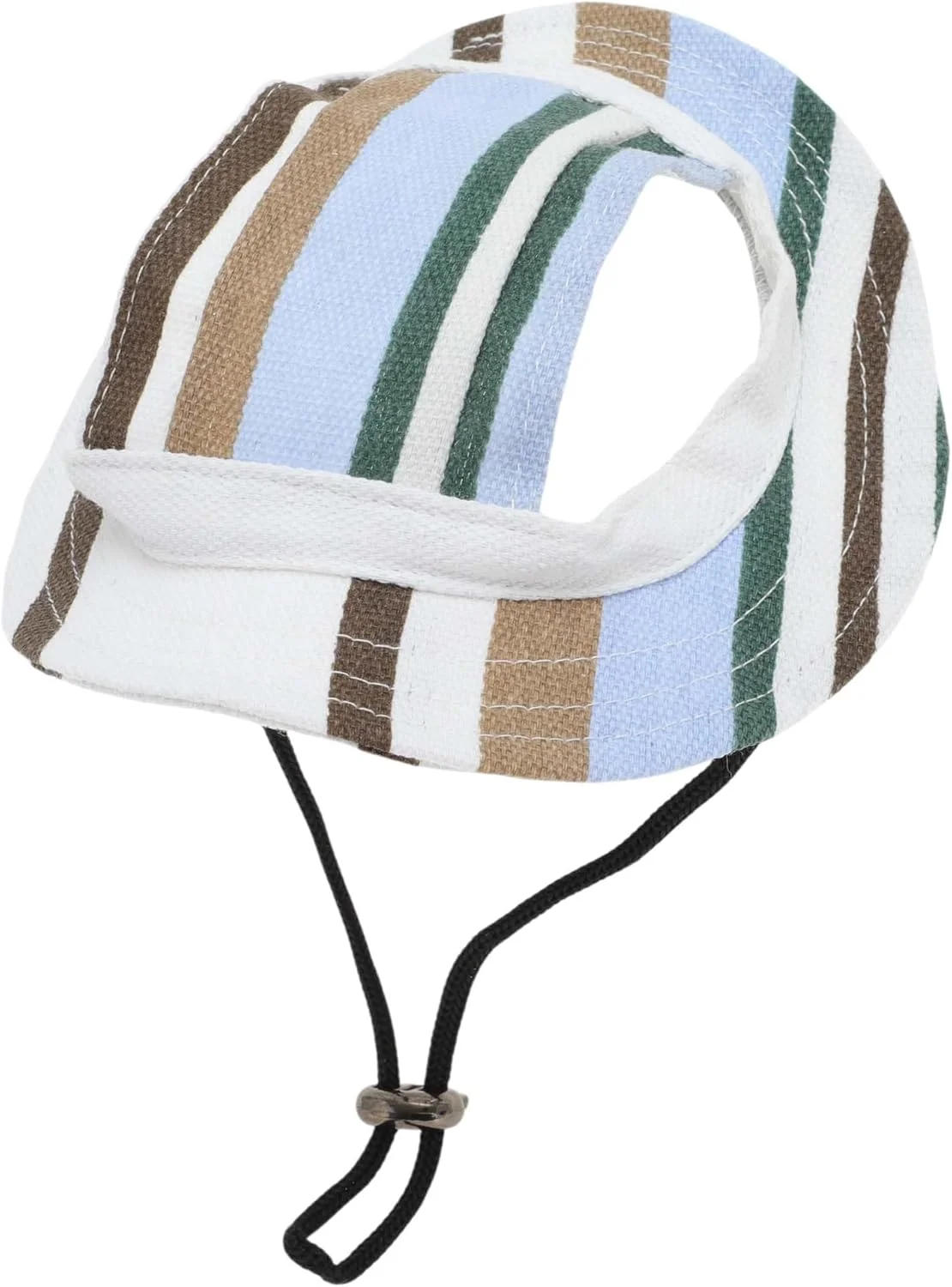 کلاه آفتابی سگ، کلاه بیسبالی قابل تنظیم با سوراخ های گوش، کلاه محافظ آفتاب تابستانی حیوانات خانگی برای سگ ها و گربه های کوچک، سفید و آبی