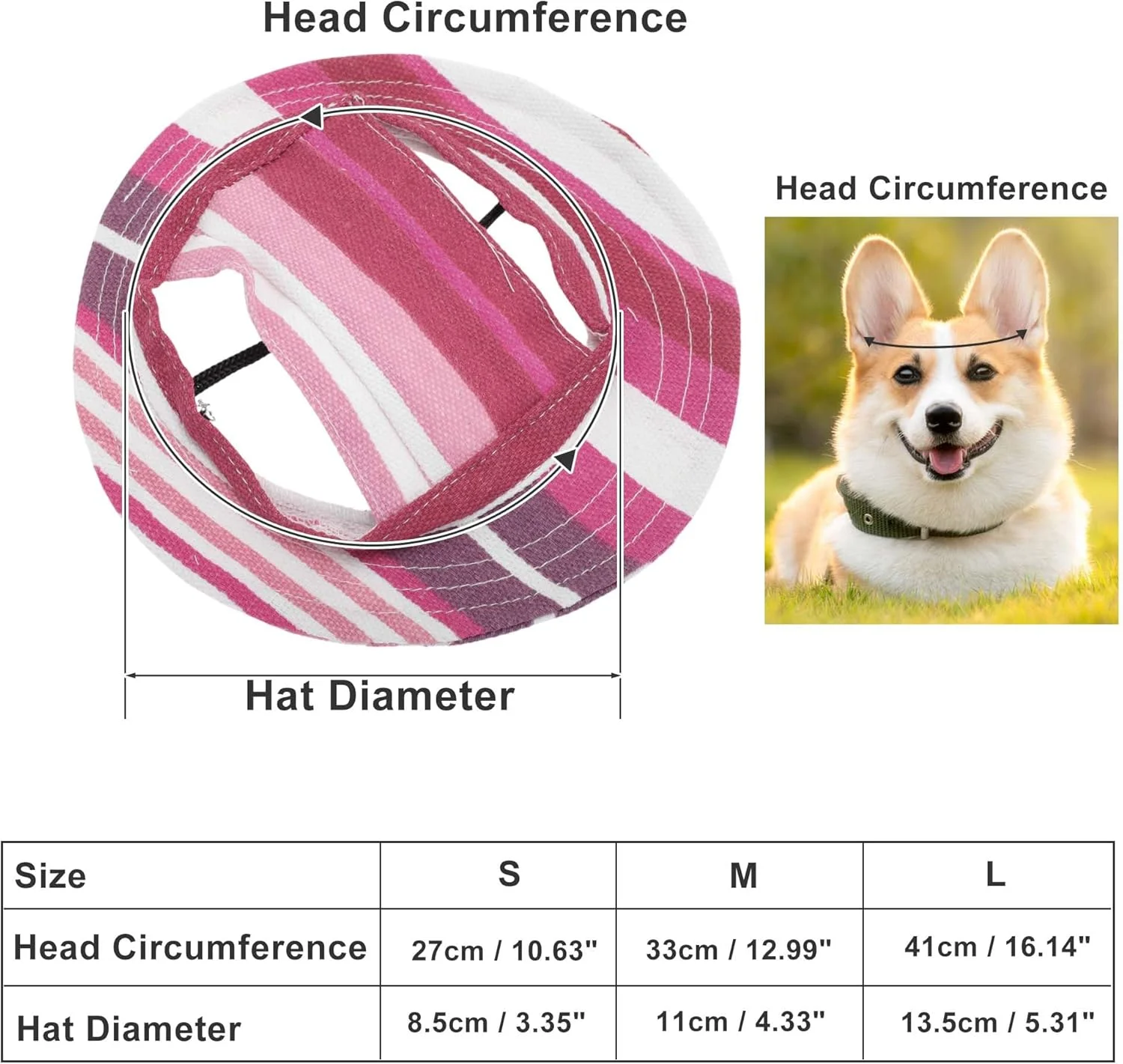 کلاه آفتابگیر سگ CAPASTEC، کلاه بیسبالی قابل تنظیم با سوراخ های گوش، کلاه آفتابگیر محافظتی تابستانی برای سگ های کوچک، گربه ها، قرمز گل رز بزرگ