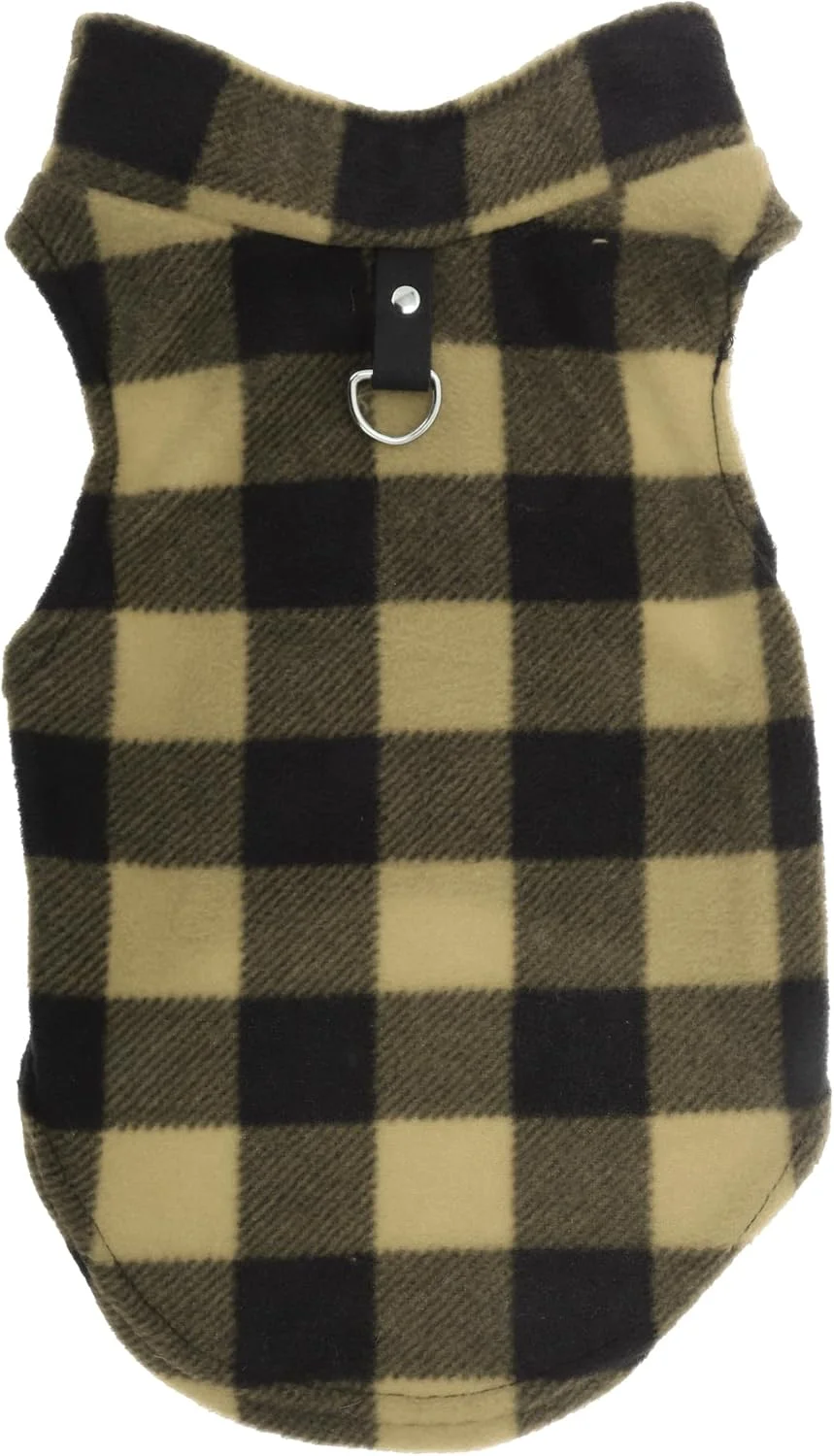 جلیقه گرم سگ و گربه، بسته 1 عددی ژاکت کوچک سگ و گربه زرد مشکی سایز M