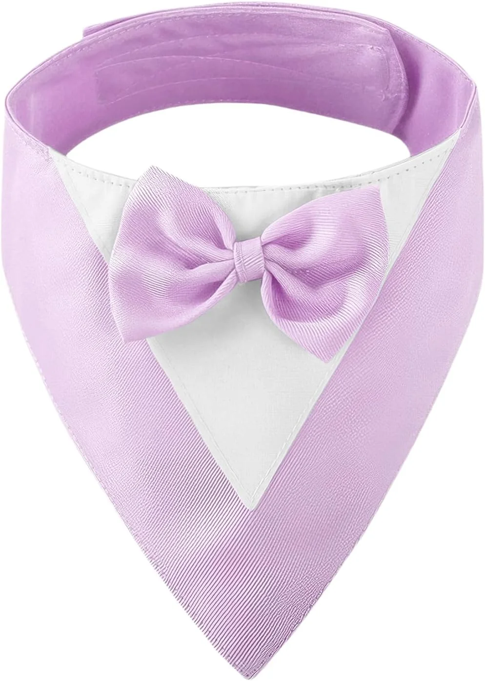 پاپیون سگ CENCERY، یقه دستمال گردن سگ برای سگ های کوچک، لباس سگ برای عروسی، نامزدی و تولد (گردن: 20-30 سانتی متر، بنفش)