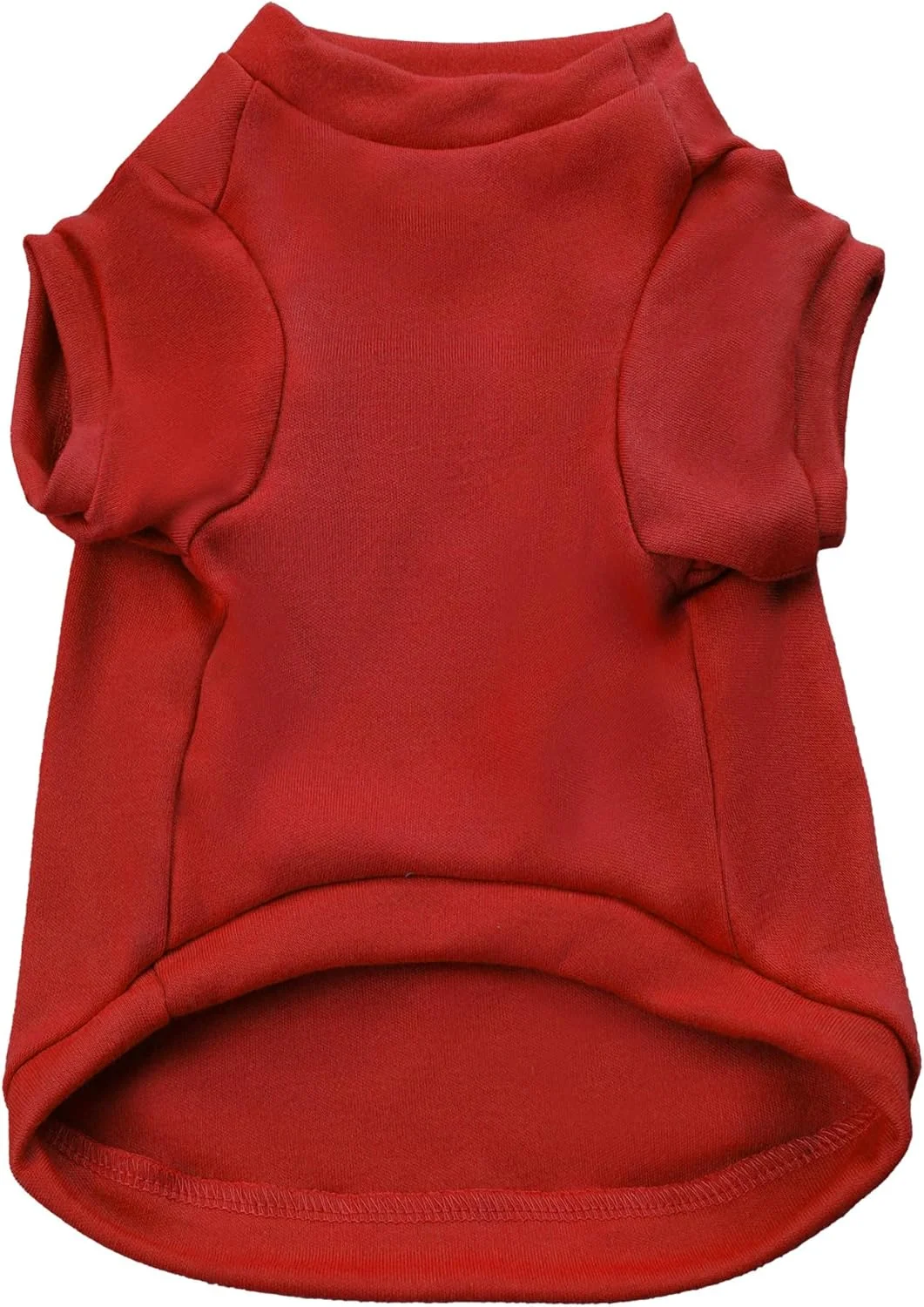 لباس سگ دنج با پارچه تنفسی، هودی نرم و راحت مناسب فصل، قابل استفاده در فضای باز و داخل خانه، قرمز، بزرگ