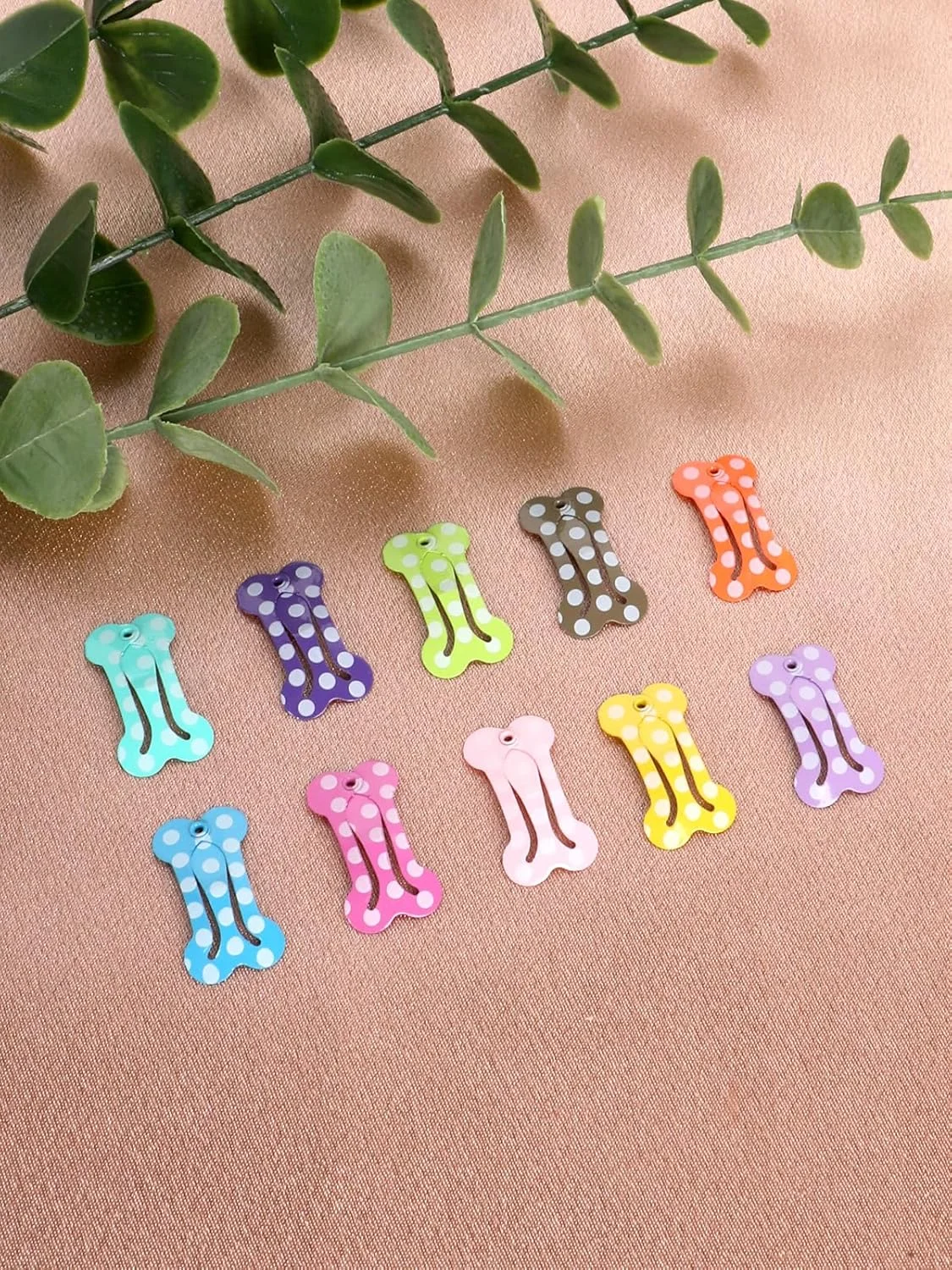 20 عدد گیره مو طرح استخوان، 2.5 سانتی متری، گیره موی کوچک، لوازم جانبی موی زیبا برای سگ، گربه، توله سگ، محصولات آرایشی حیوانات خانگی