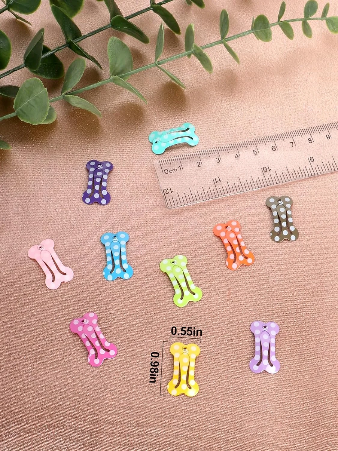 20 عدد گیره مو طرح استخوان، 2.5 سانتی متری، گیره موی کوچک، لوازم جانبی موی زیبا برای سگ، گربه، توله سگ، محصولات آرایشی حیوانات خانگی