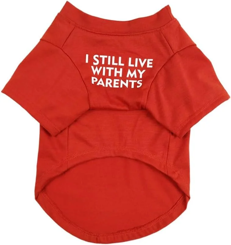 لباس سگ بامزه، تیشرت سگ برای سگ های متوسط، سگ های کوچک دختر پسر، توله سگ. لباس نرم و تنفسی سگ، حیوانات خانگی گربه، ژاکت پلیور حیوانات خانگی، لباس گربه (XL)، قرمز
