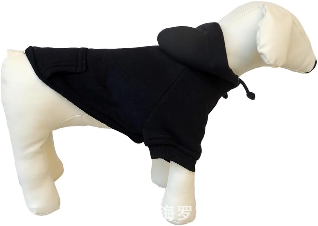 لباس سگ داشهوند، هودی و سویشرت پاییزی زمستانی برای سگ های داشهوند (مشکی، L)