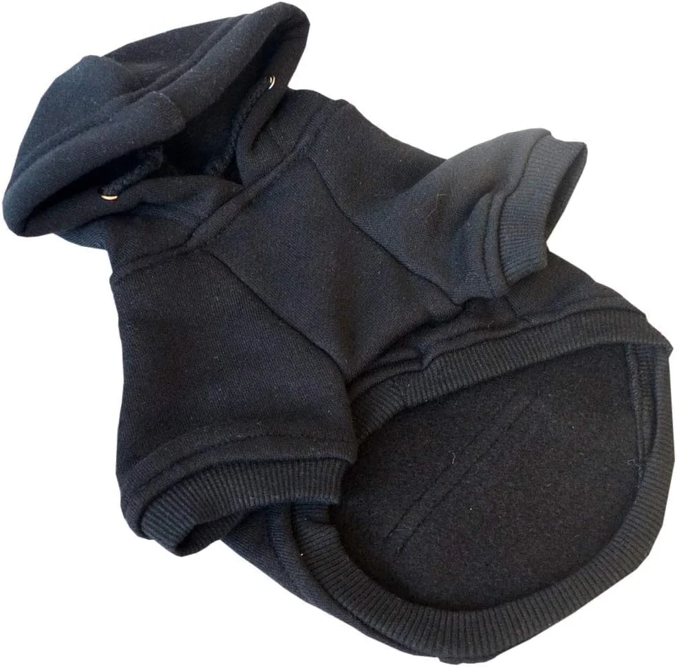 لباس سگ داشهوند، هودی و سویشرت پاییزی زمستانی برای سگ های داشهوند (مشکی، L)