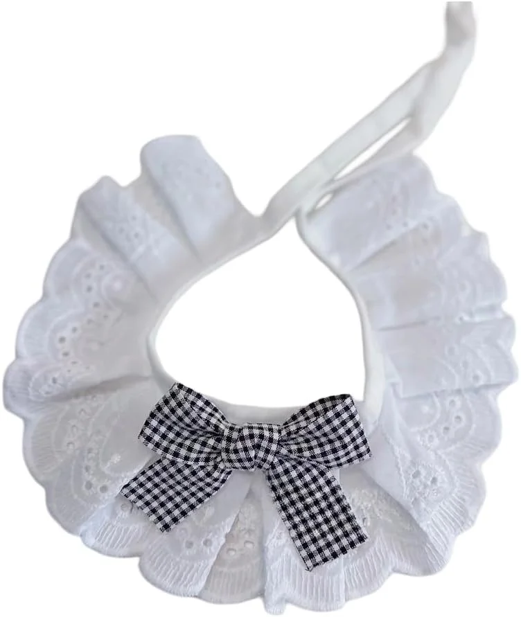 قلاده و پیشبند حیوانات خانگی، گردنبند و شال گردن لولیتا زیبا برای لوازم پوشاک حیوانات خانگی