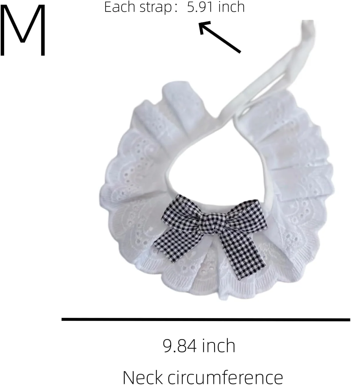 قلاده و پیشبند حیوانات خانگی، گردنبند و شال گردن لولیتا زیبا برای لوازم پوشاک حیوانات خانگی