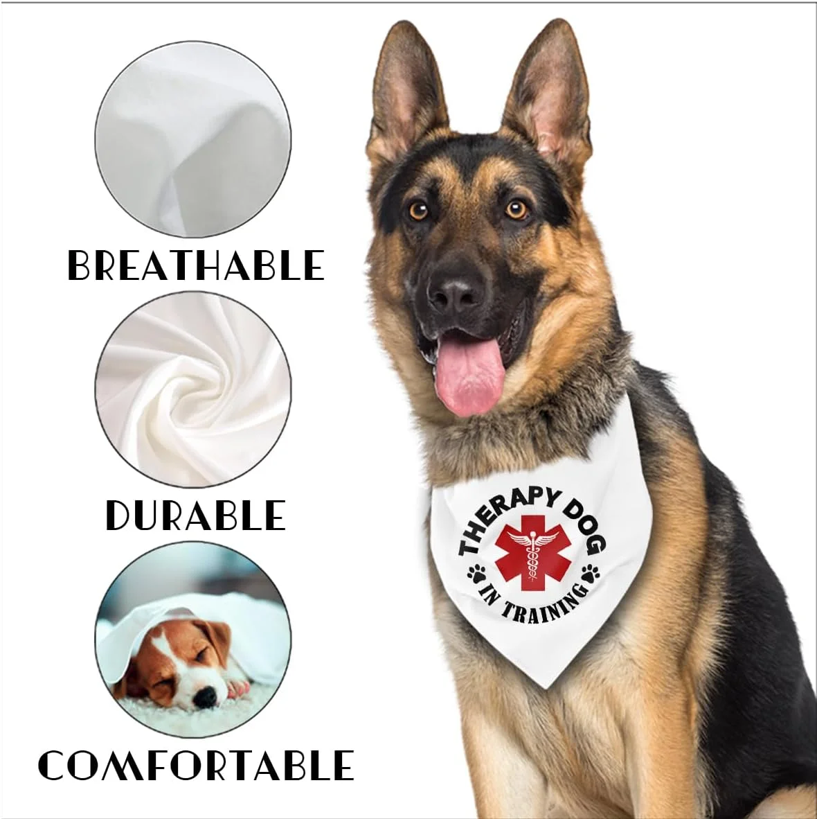شال گردن سگ سفید، دستمال گردن سگ راحت برای پسران و دختران، هدیه سگی برای جشن تولد، شال گردن سگی پارچه ای فلانل، دستمال گردن سگ درمانی لطفا نوازش کنید