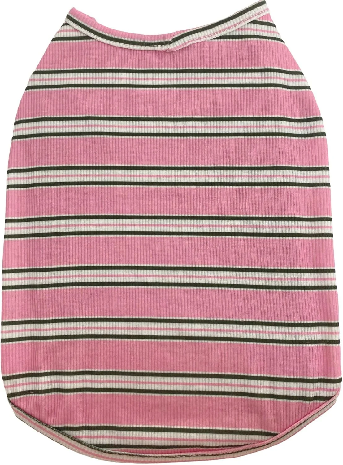 تی‌شرت سگانه تابستانی راه راه با طرح رترو مناسب سگ‌های کوچک و متوسط، لباس نرم و تنفسی برای توله سگ دختر و پسر