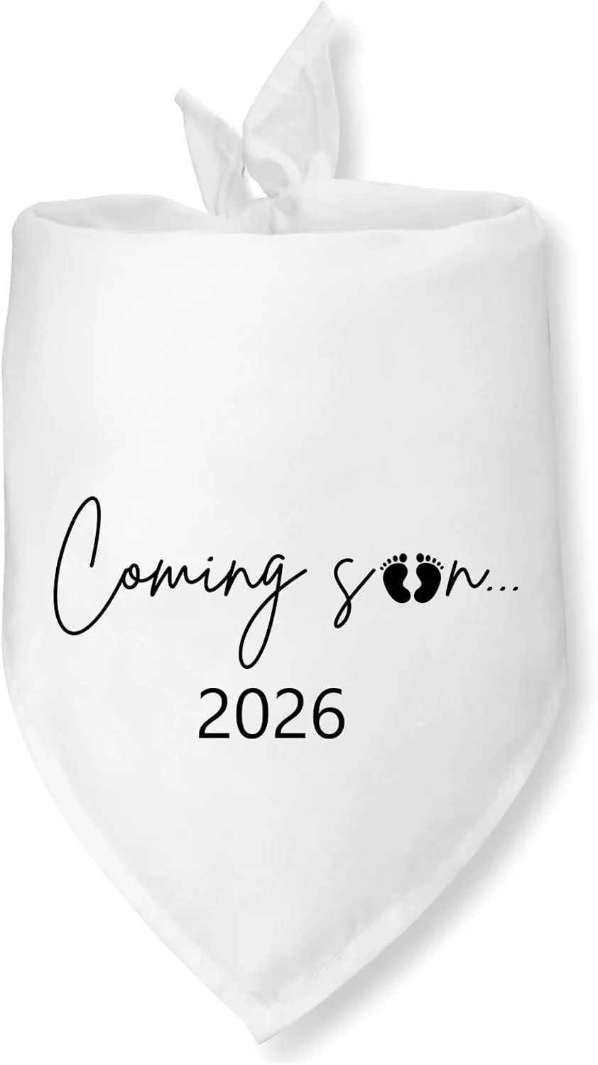 به زودی 2026 دستمال گردن سگ، اعلام بارداری سگ، دستمال گردن مخصوص سگ برای اعلام جنسیت، شال گردن حیوانات خانگی برای سگ های کوچک و متوسط و گربه 2026