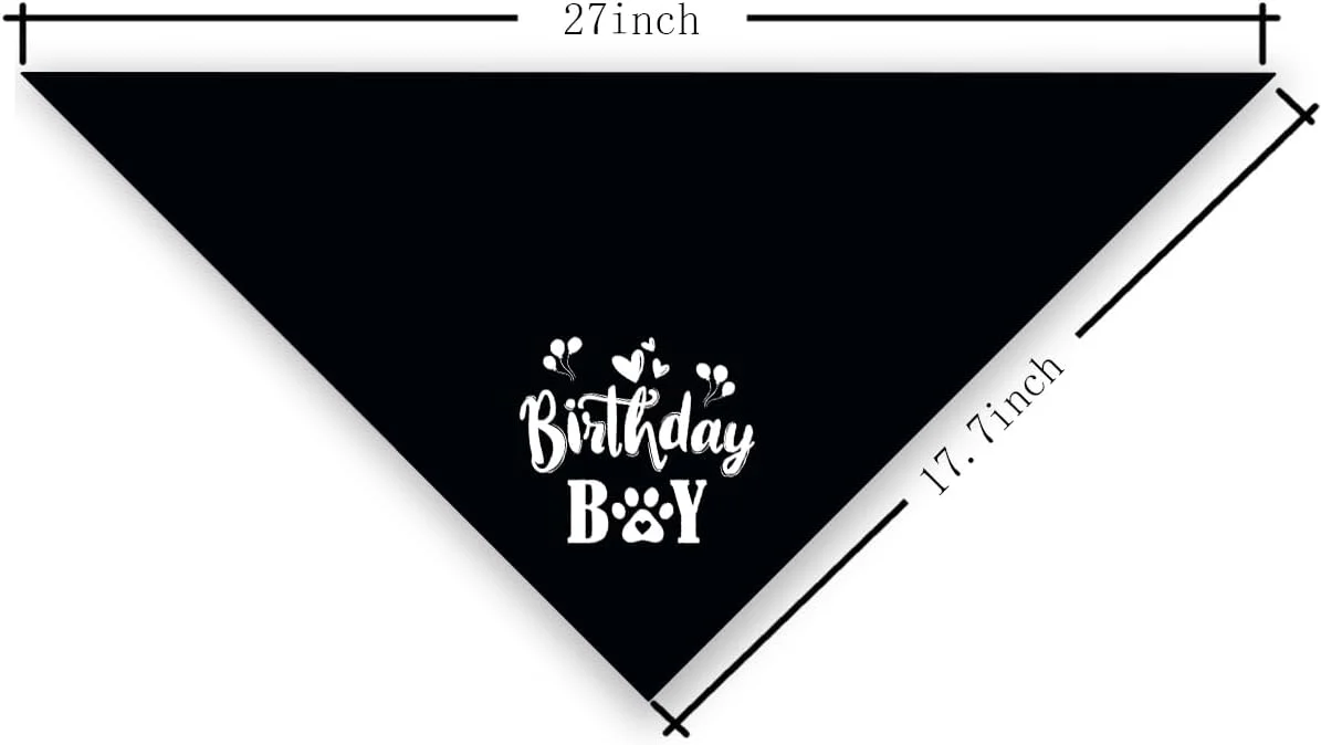 دستمال گردن سگ، پیشبند و دستمال تنفسی راحت، هدیه روسری حیوانات خانگی برای جشن تولد، لوازم جانبی دستمال گردن سگ