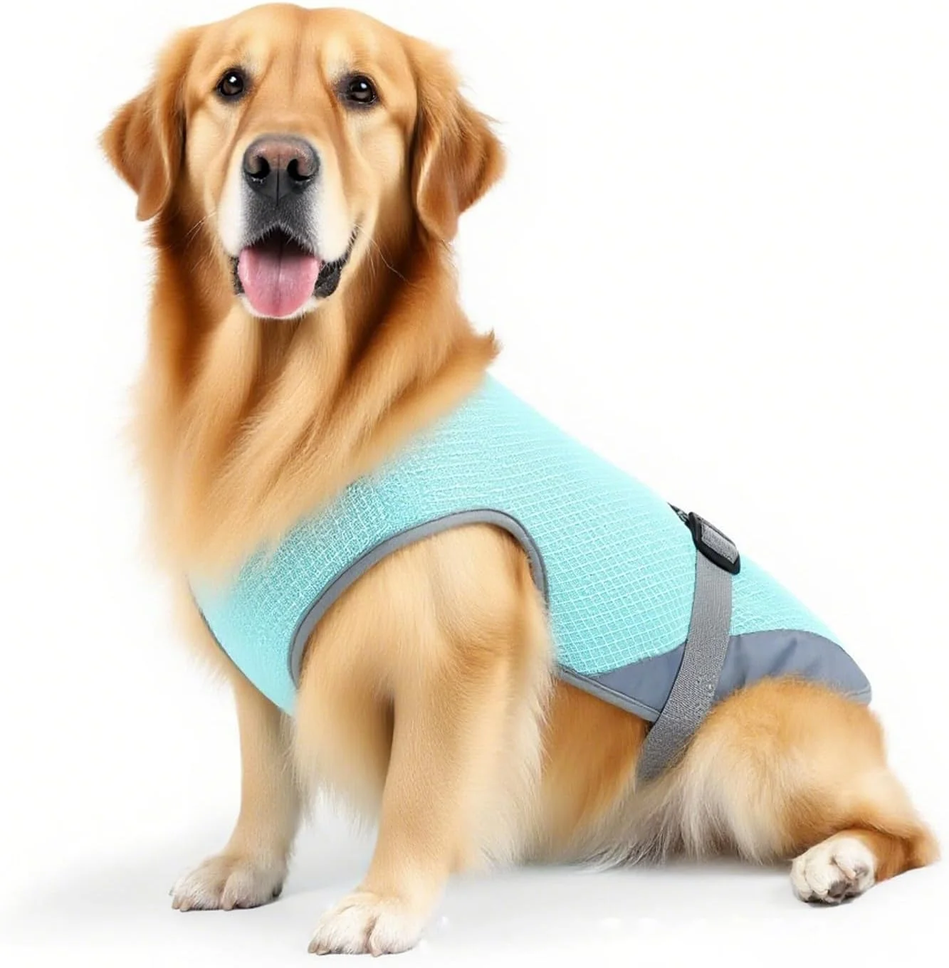 جلیقه خنک کننده سگ، ژاکت خنک کننده تابستانی سگ، پیراهن لباس حیوان خانگی قابل تنظیم، لباس ژاکت تنفسی برای پیاده روی، کمپینگ، مسافرت و آموزش نژادهای کوچک و متوسط